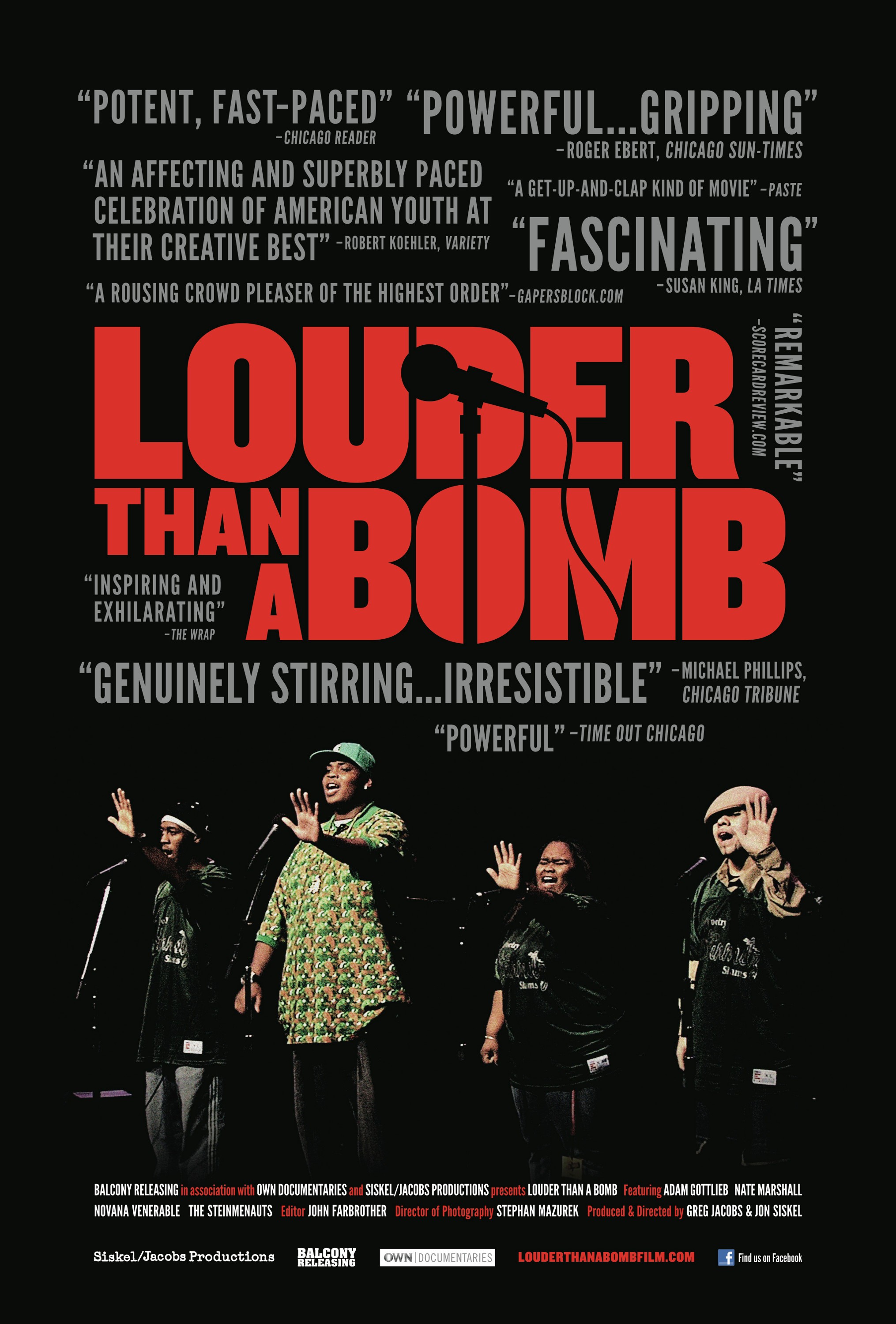 Mega Sized Movie Poster Image for Louder Than a Bomb 