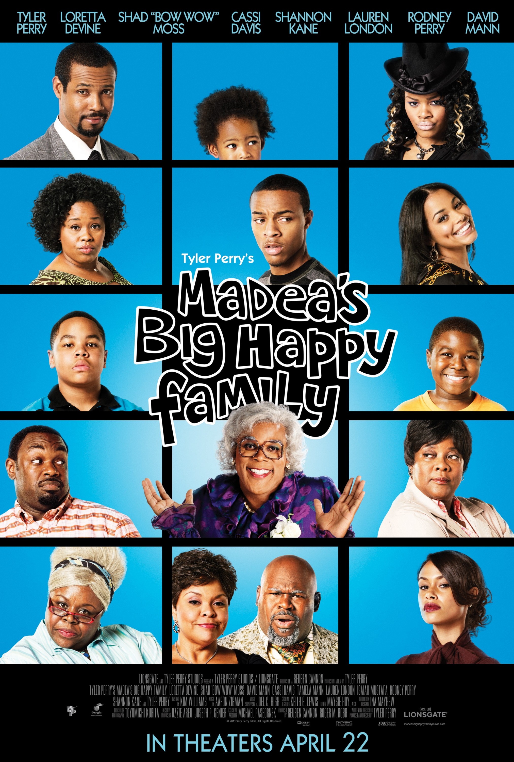 Mega Sized Movie Poster Image for Madea's Big Happy Family (#5 of 6)