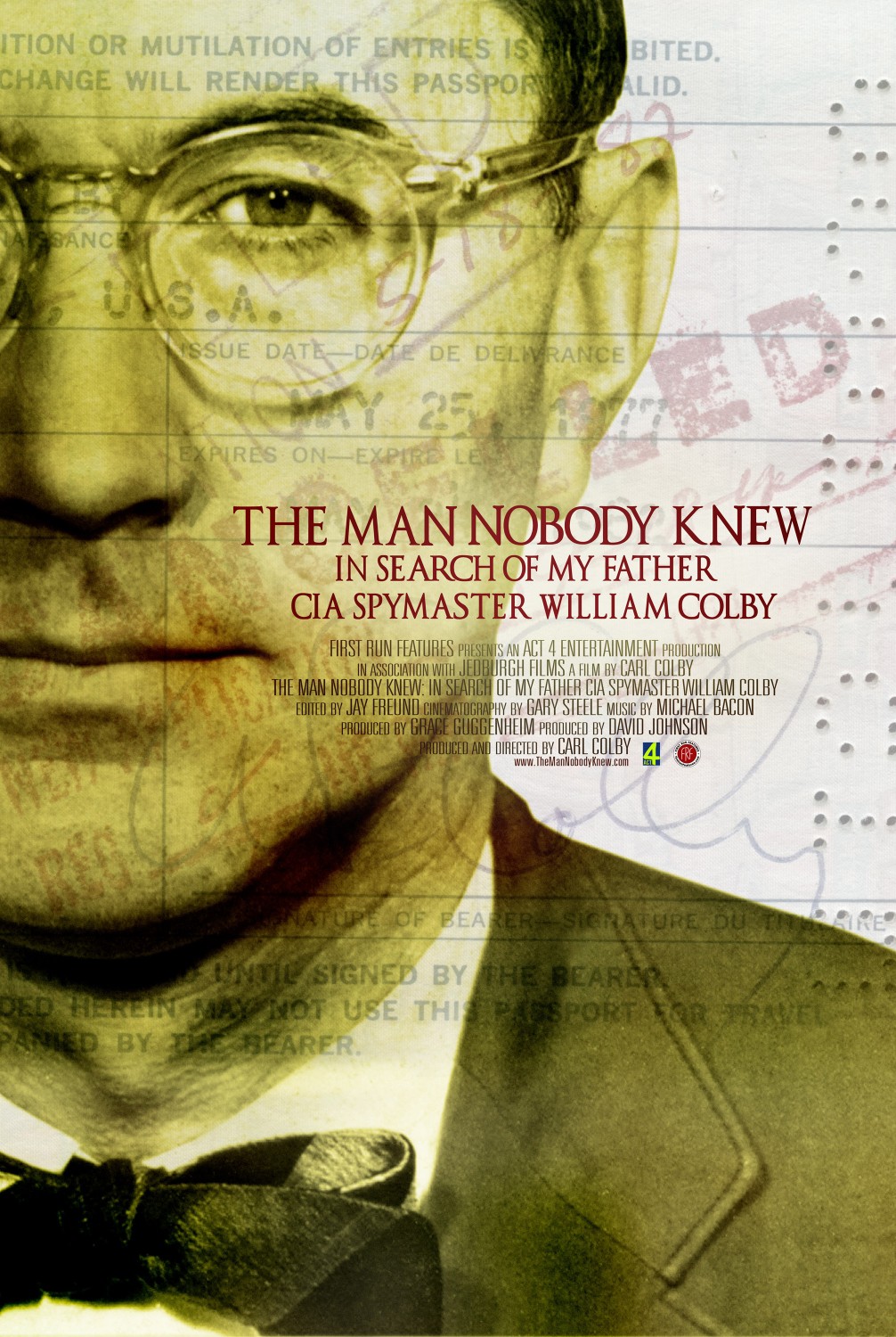 Extra Large Movie Poster Image for THE MAN NOBODY KNEW: In Search of My Father, CIA Spymaster William Colby 