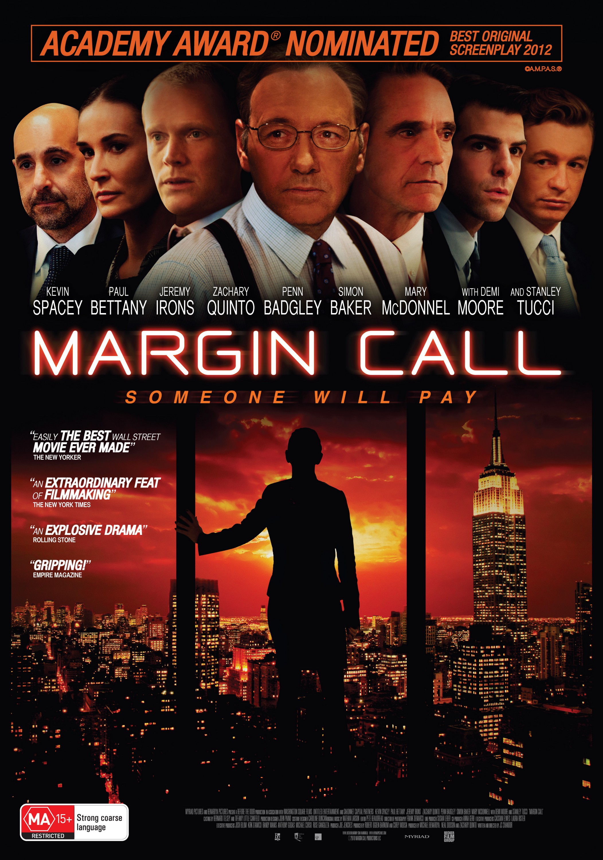 Mega Sized Movie Poster Image for Margin Call (#9 of 9)