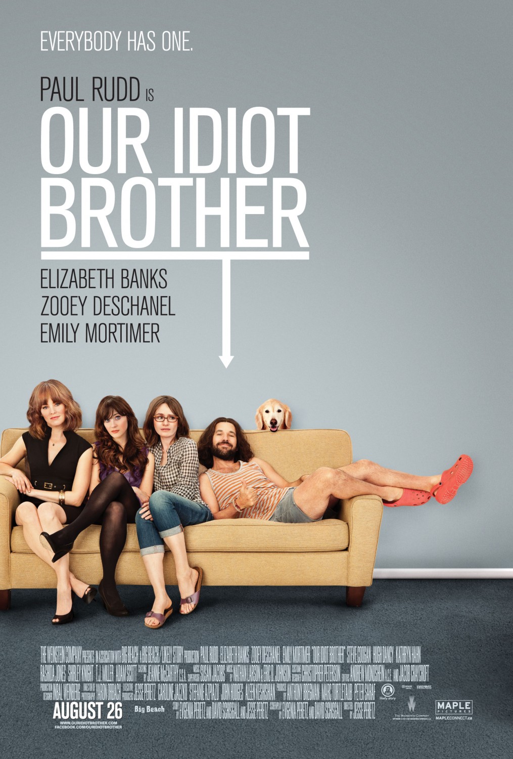 Extra Large Movie Poster Image for Our Idiot Brother (#3 of 5)