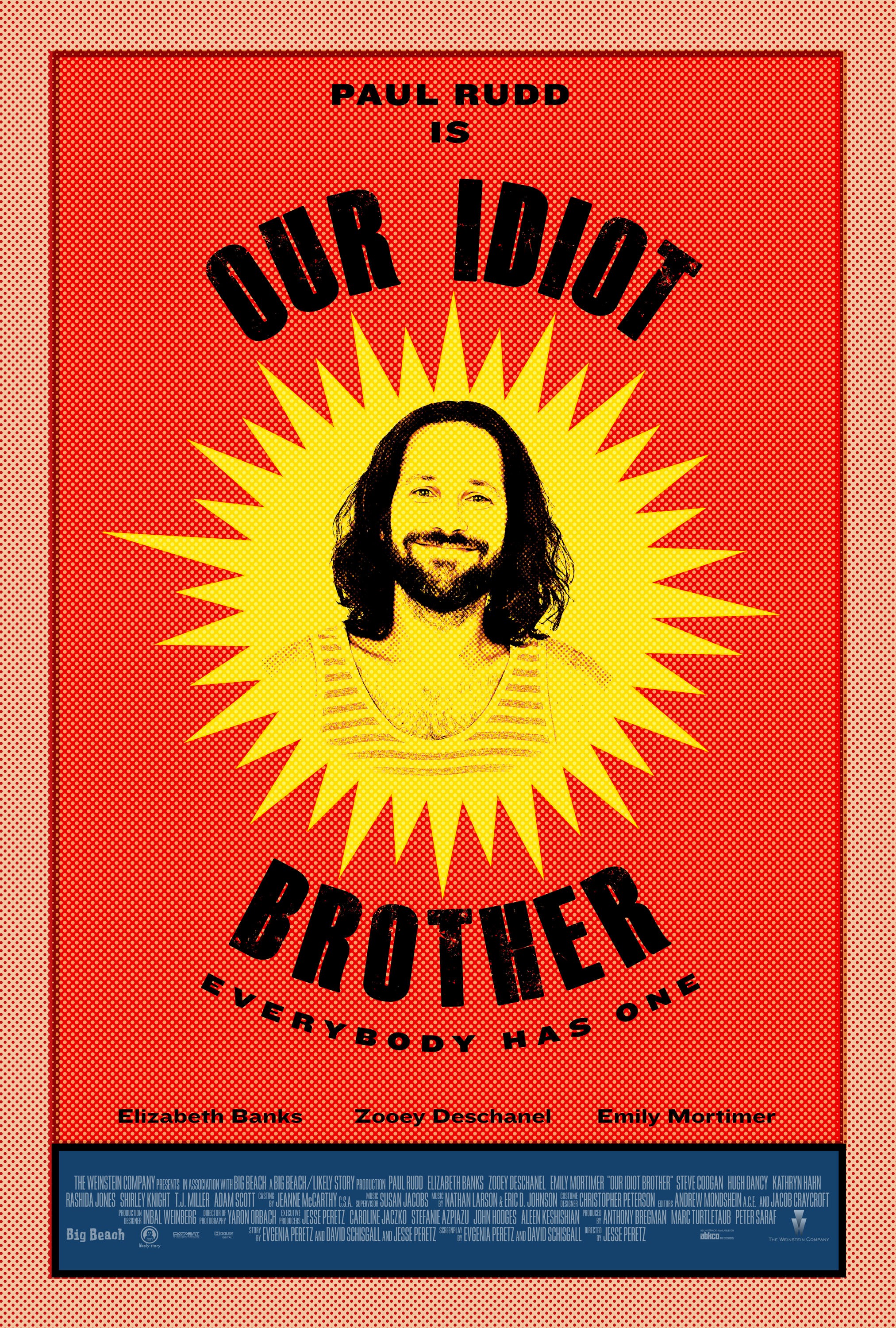 Mega Sized Movie Poster Image for Our Idiot Brother (#1 of 5)