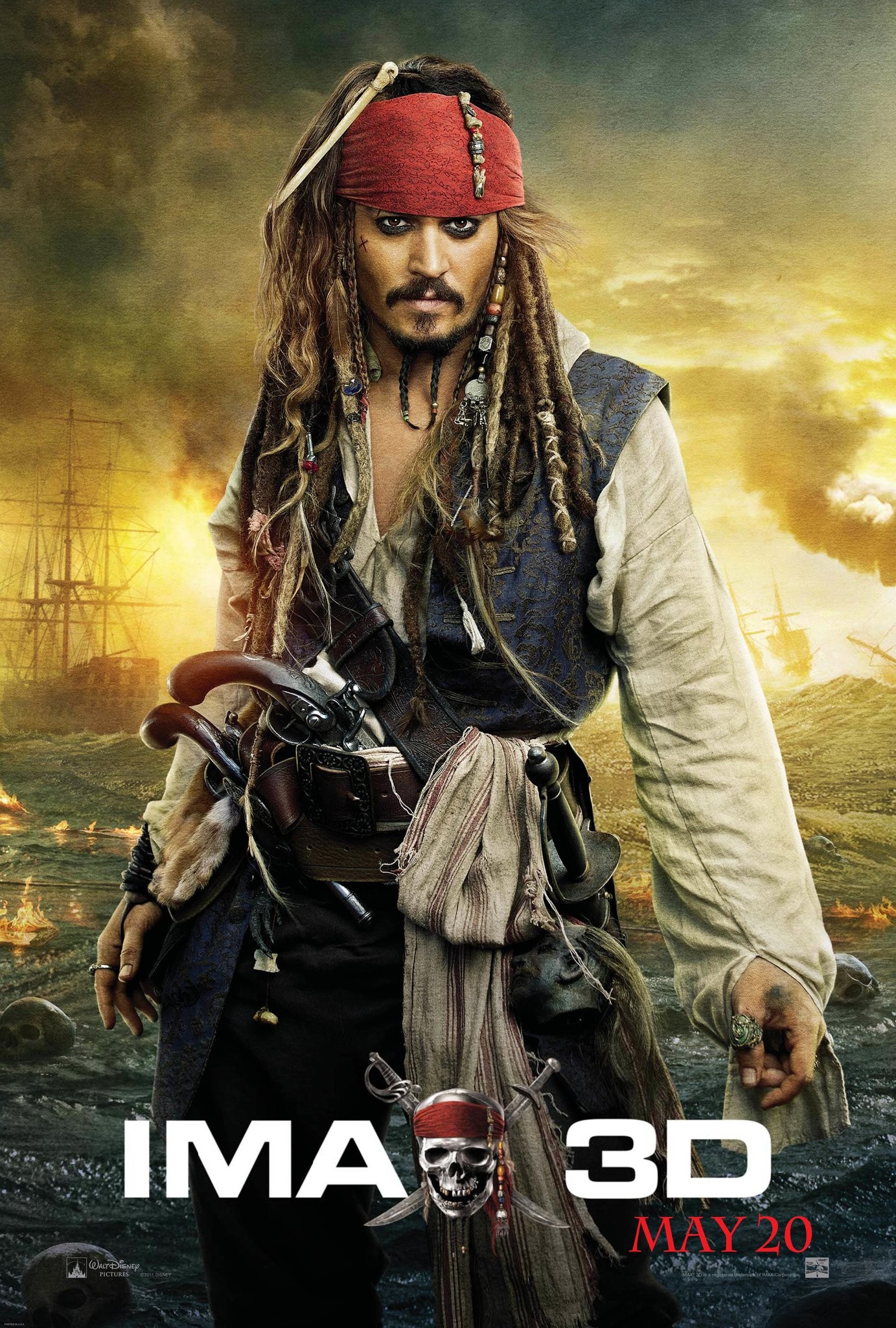 Mega Sized Movie Poster Image for Pirates of the Caribbean: On Stranger Tides (#10 of 14)