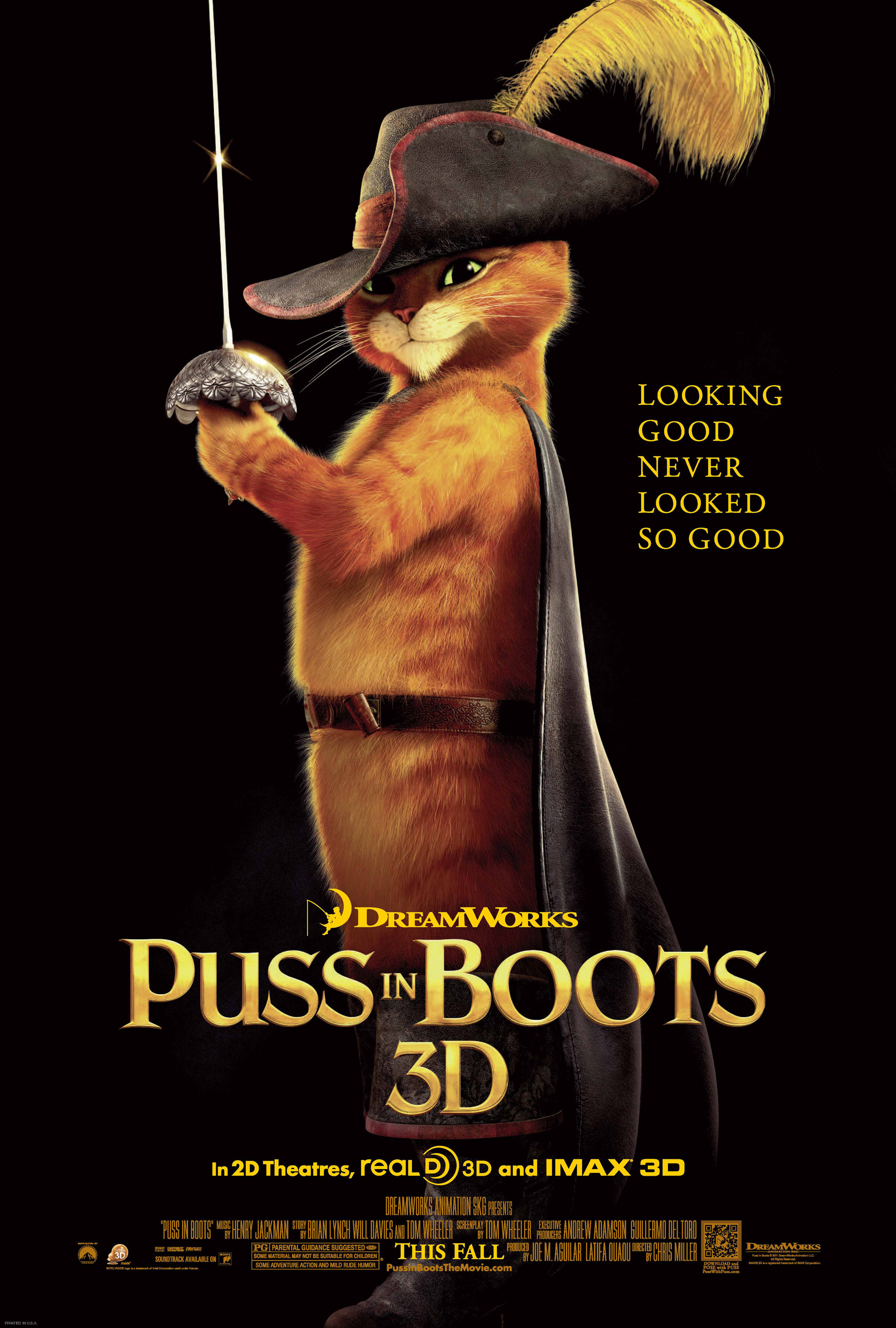 Mega Sized Movie Poster Image for Puss in Boots (#4 of 10)