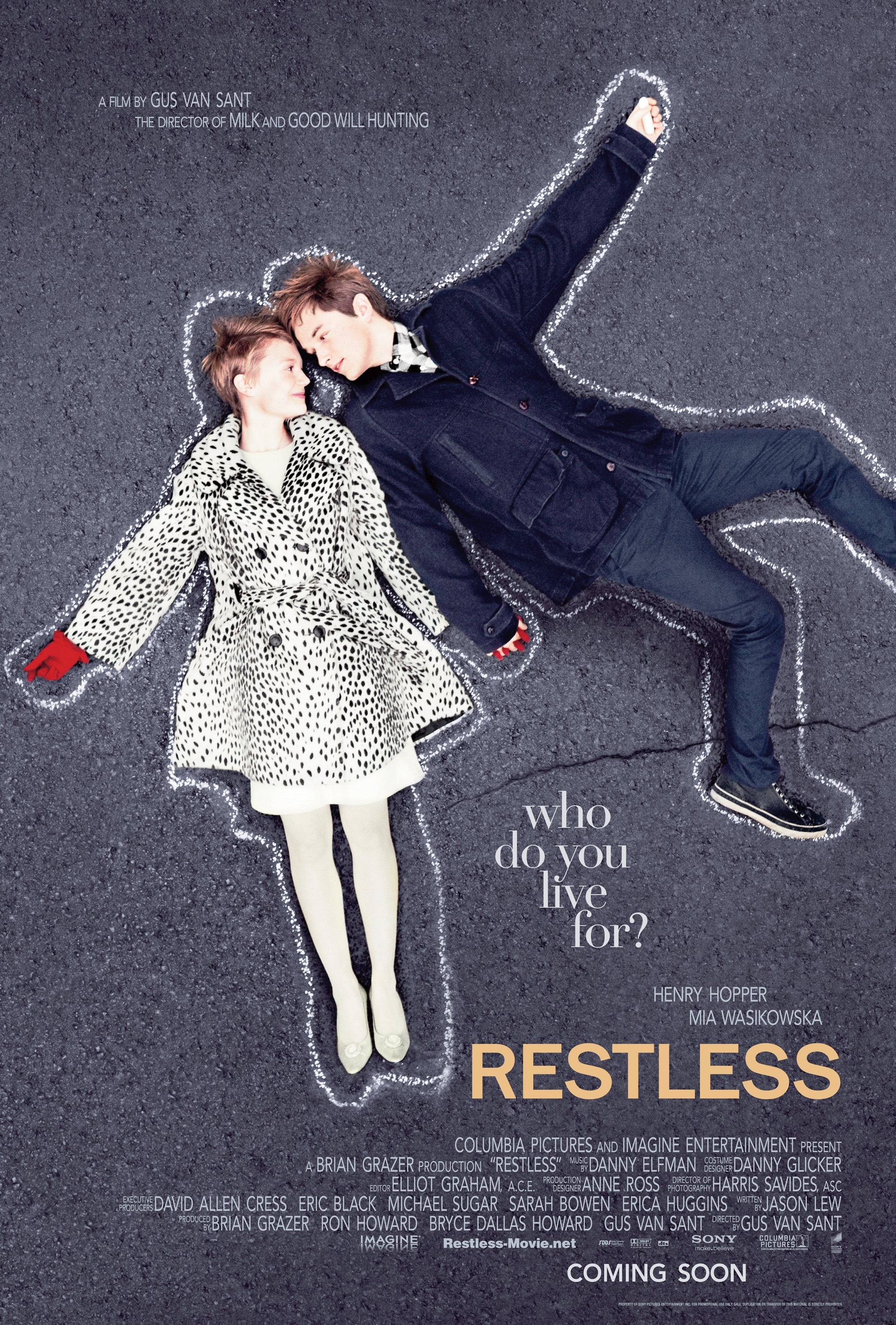 Mega Sized Movie Poster Image for Restless (#1 of 3)