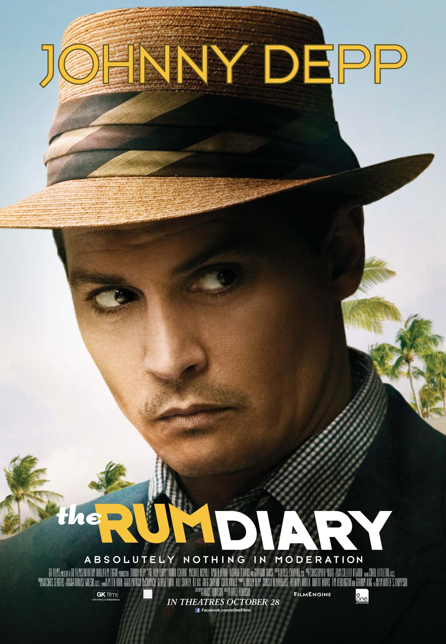 Mega Sized Movie Poster Image for The Rum Diary (#2 of 7)