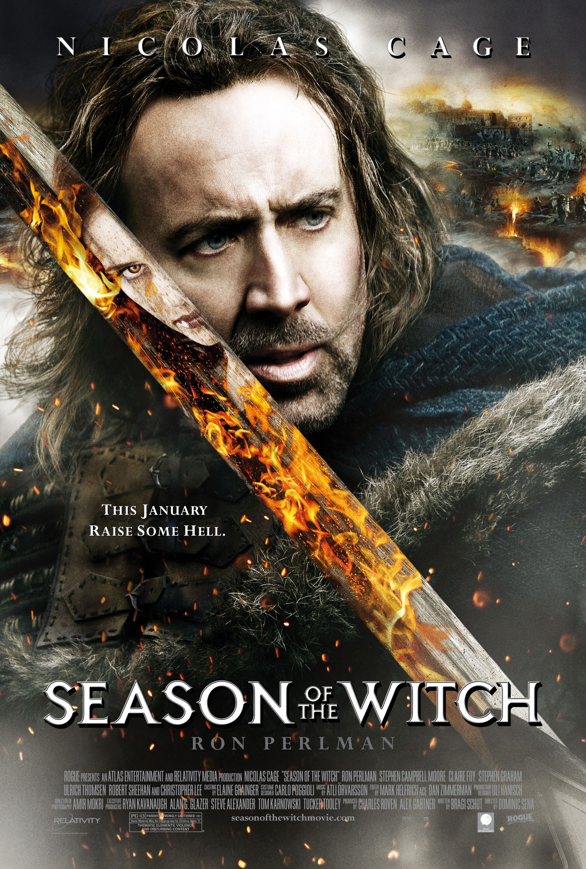 Mega Sized Movie Poster Image for Season of the Witch (#2 of 3)