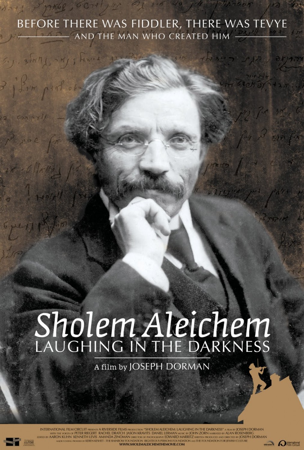 Extra Large Movie Poster Image for Sholem Aleichem: Laughing in the Darkness 