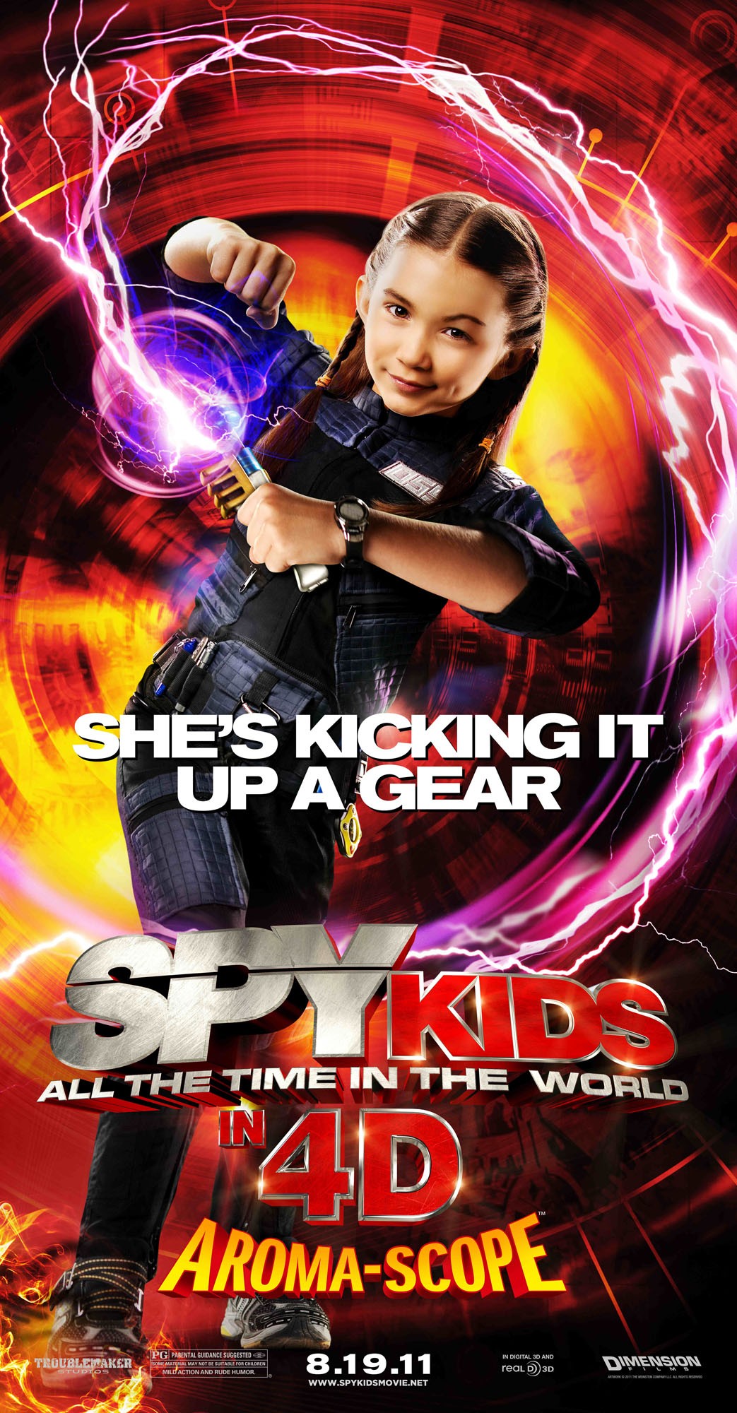 Mega Sized Movie Poster Image for Spy Kids 4: All the Time in the World (#6 of 8)