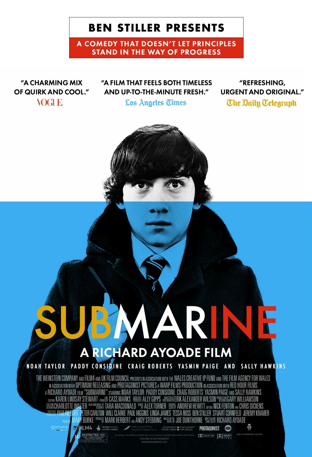 Extra Large Movie Poster Image for Submarine (#2 of 2)