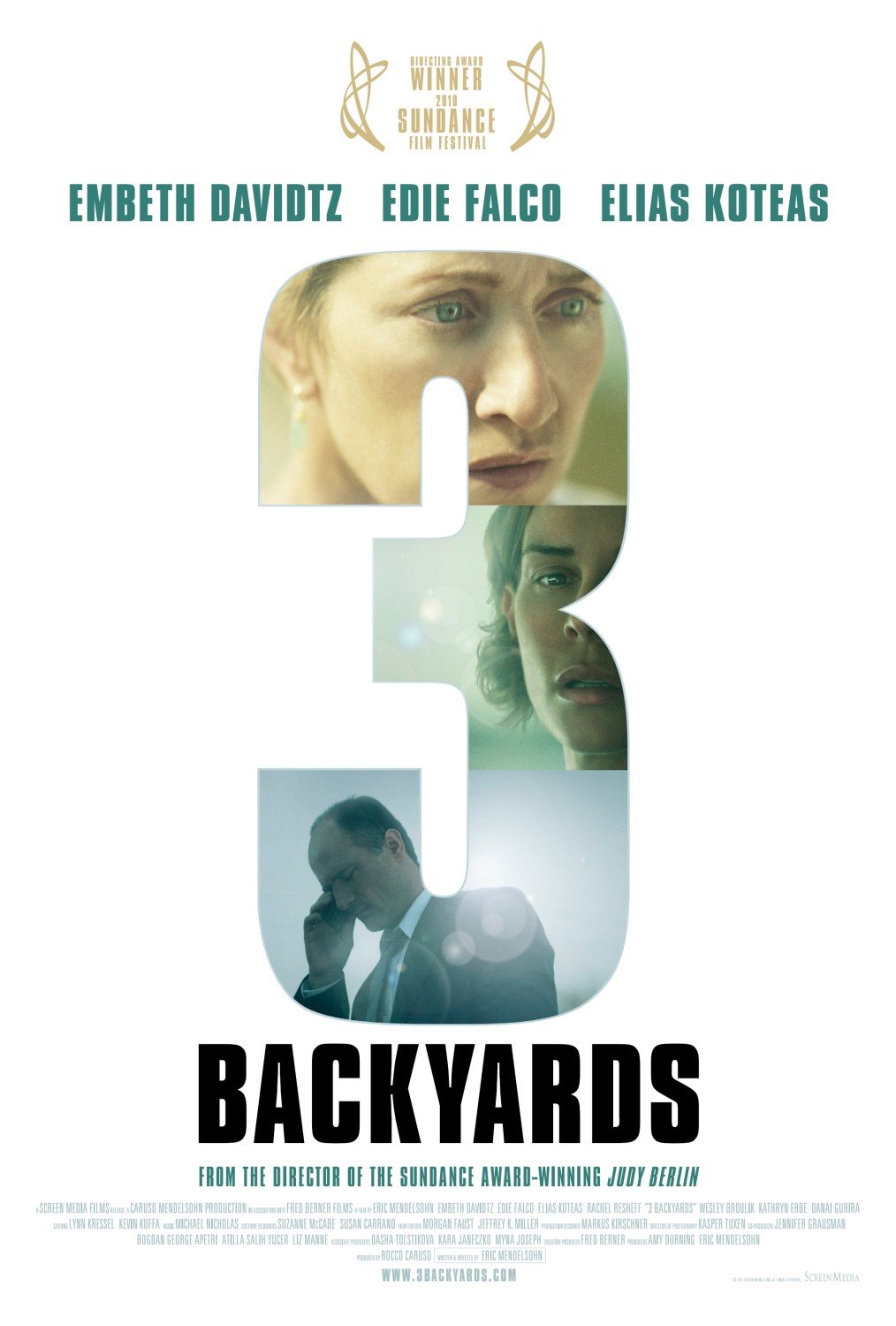 Extra Large Movie Poster Image for 3 Backyards 