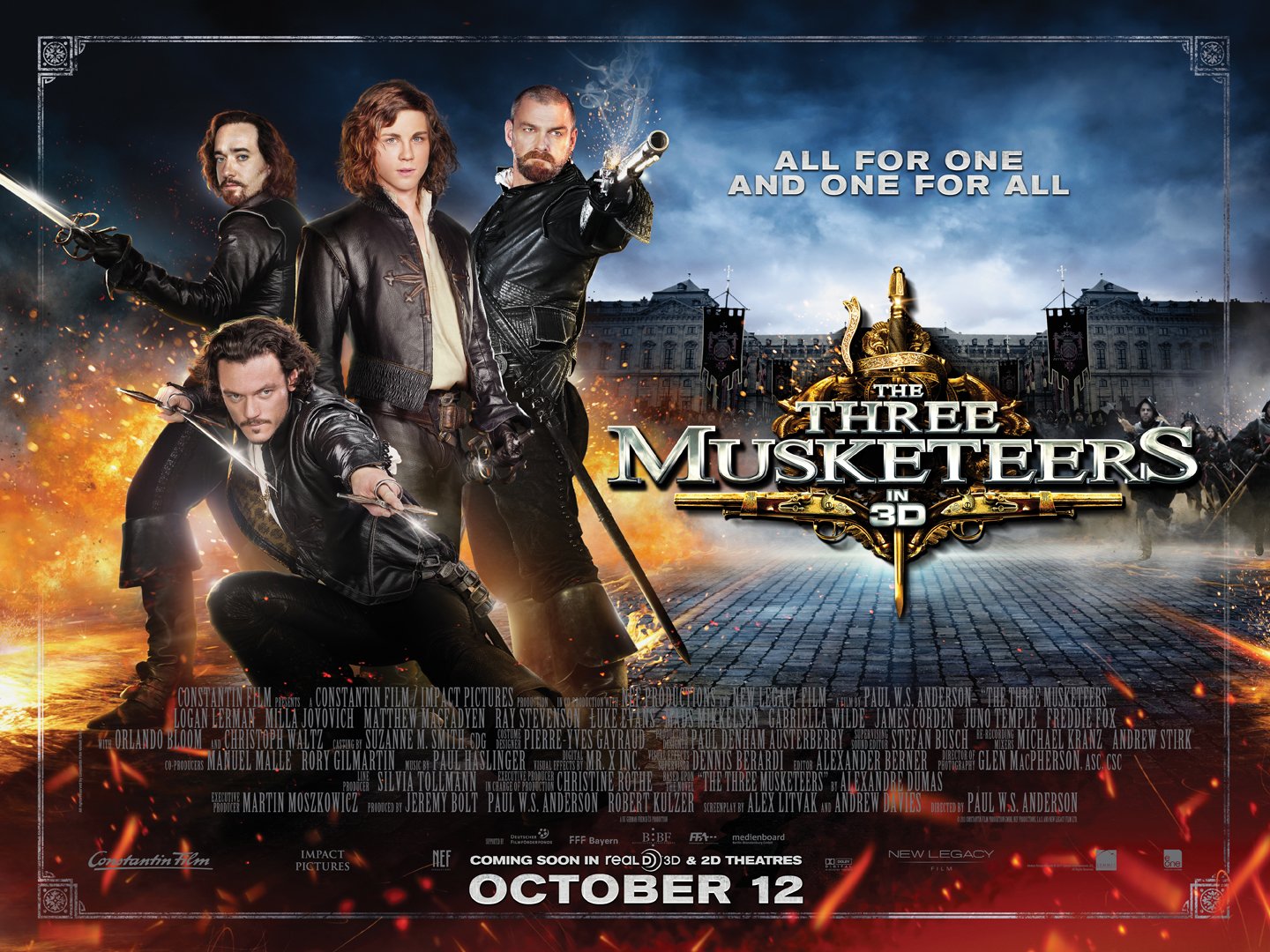 Extra Large Movie Poster Image for The Three Musketeers (#17 of 31)