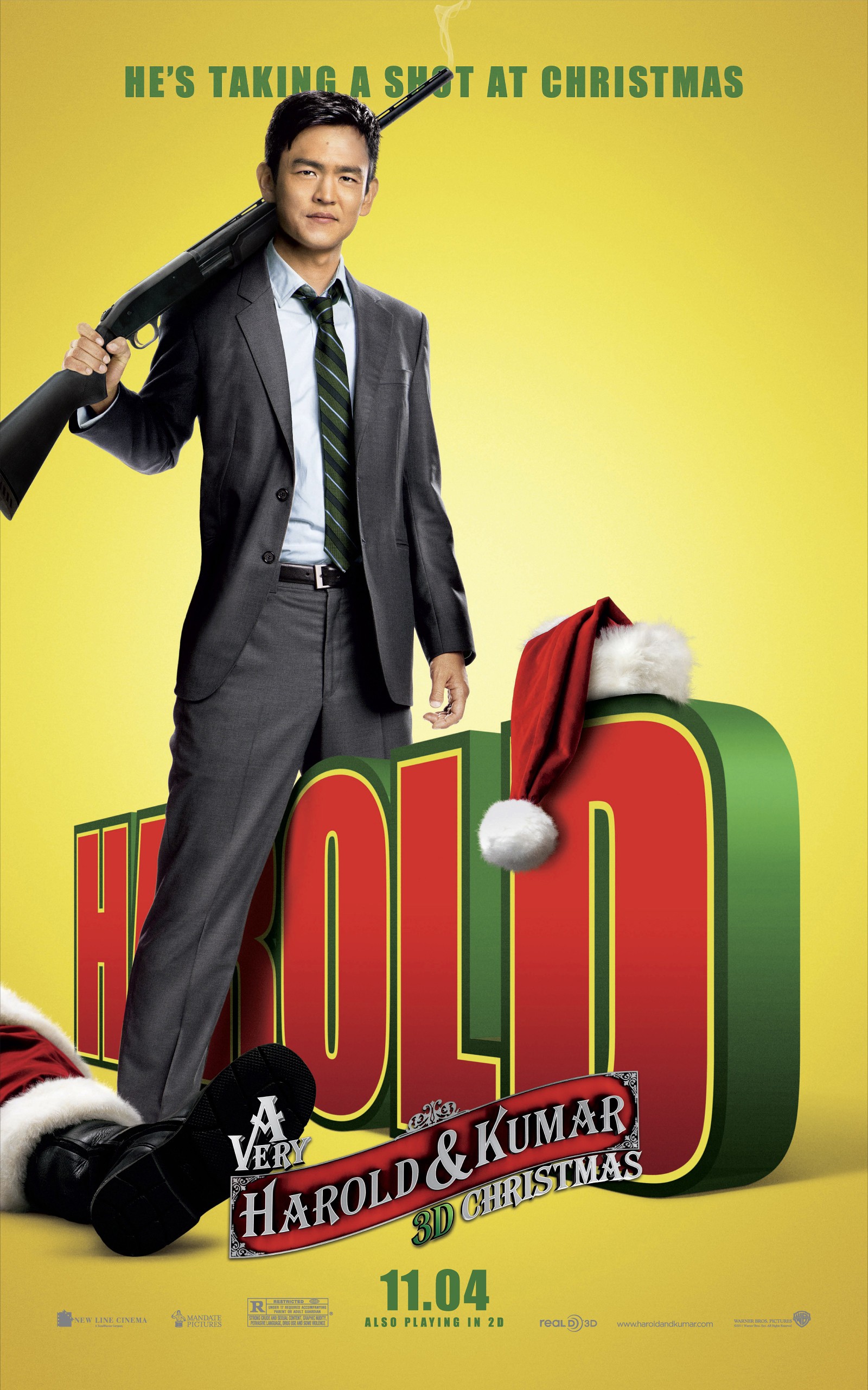 Mega Sized Movie Poster Image for A Very Harold & Kumar Christmas (#2 of 13)