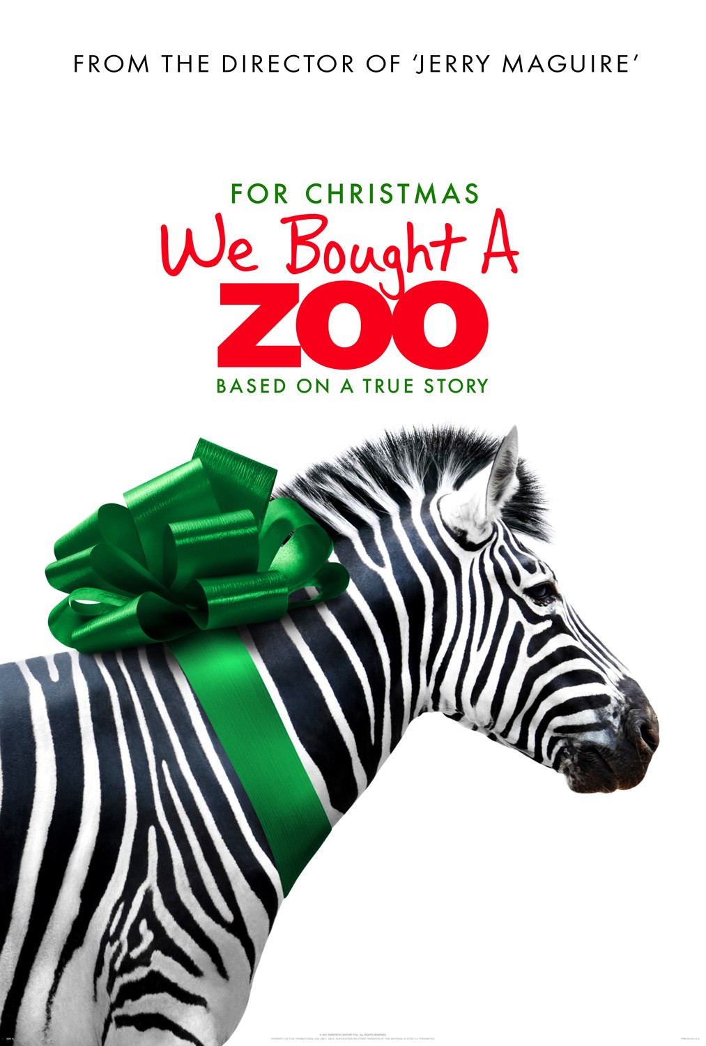 Extra Large Movie Poster Image for We Bought a Zoo (#3 of 9)