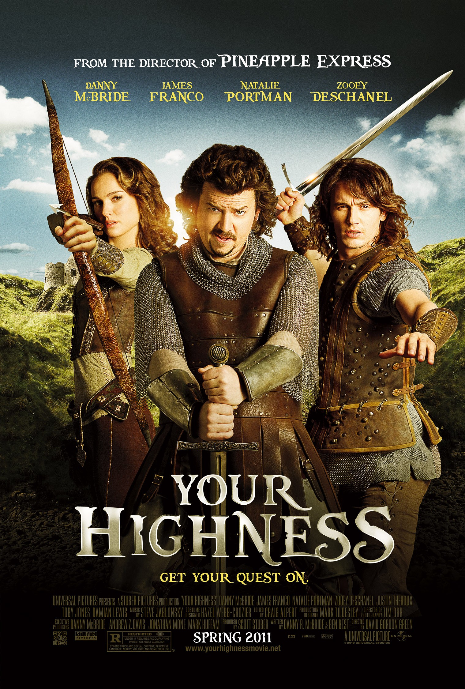 Mega Sized Movie Poster Image for Your Highness (#1 of 6)