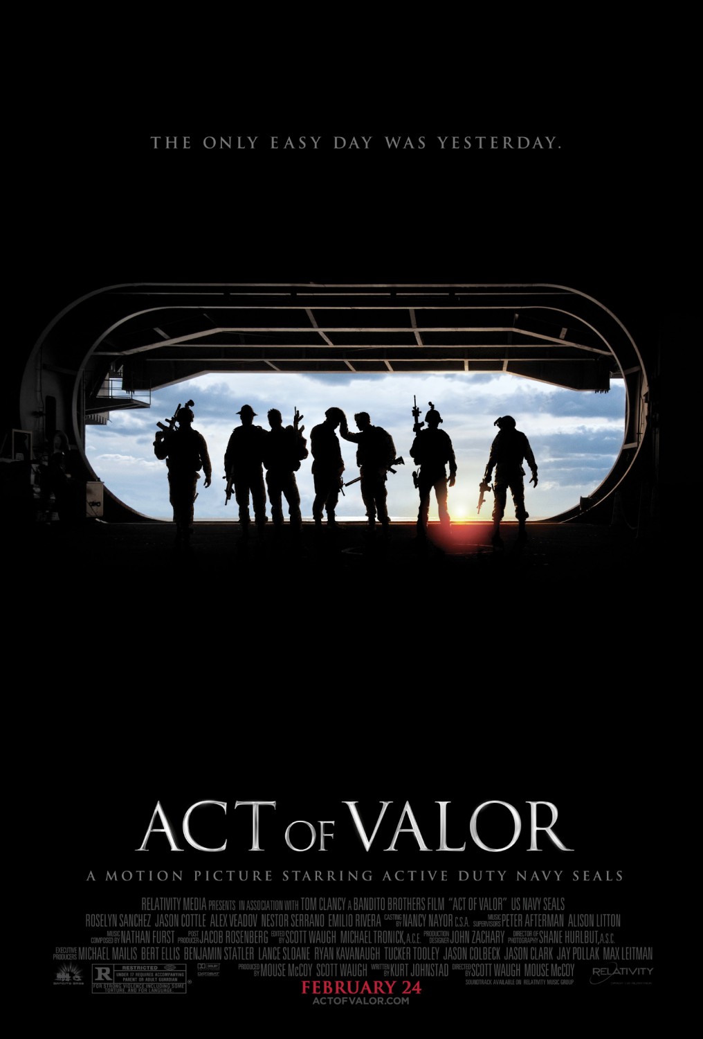 Extra Large Movie Poster Image for Act of Valor (#1 of 7)