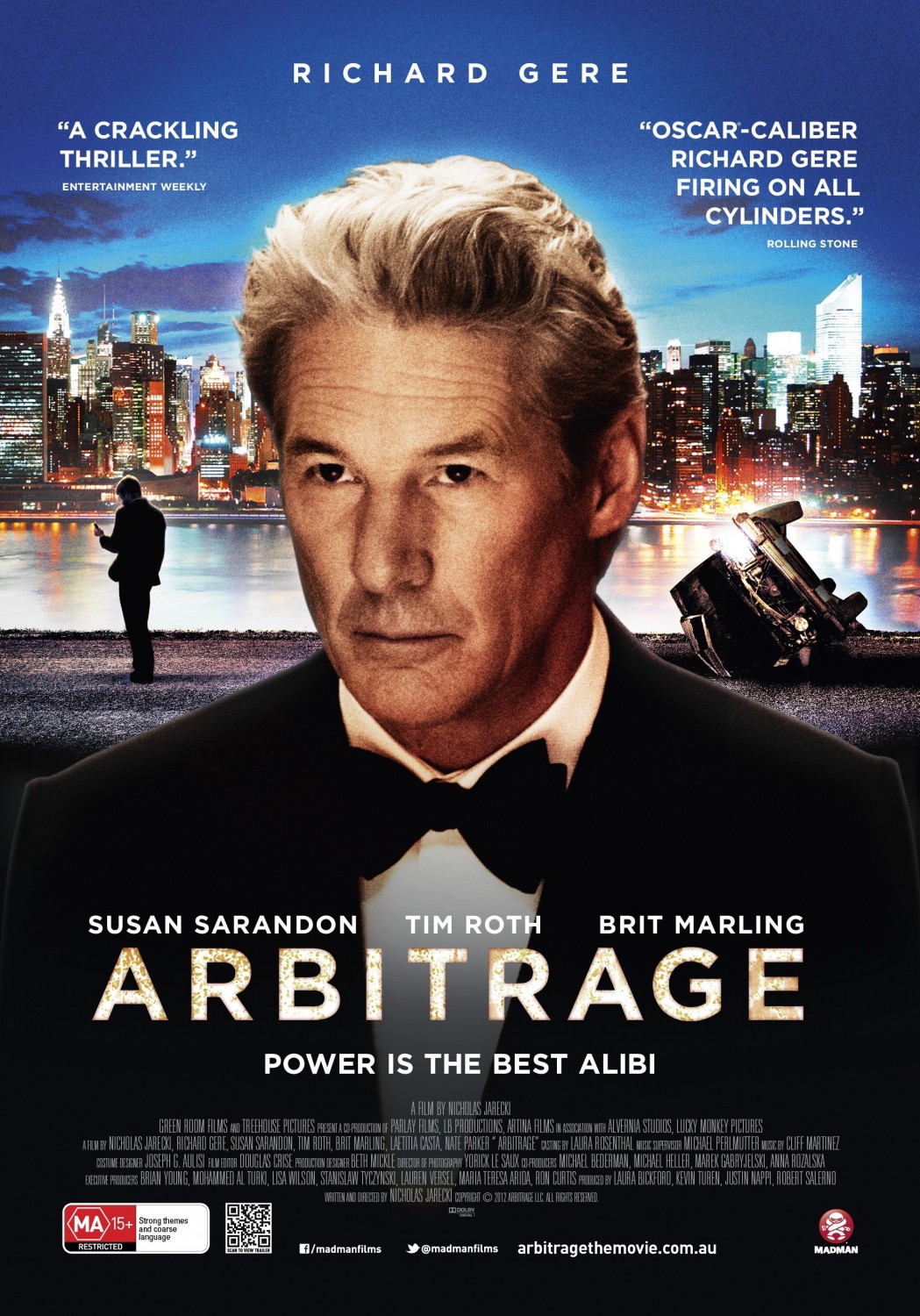 Extra Large Movie Poster Image for Arbitrage (#2 of 4)