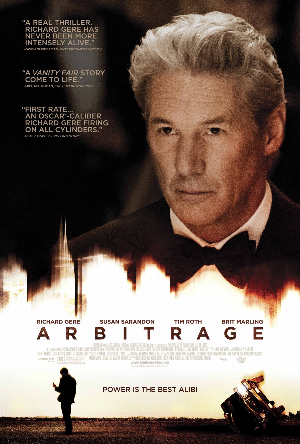 Extra Large Movie Poster Image for Arbitrage (#1 of 4)