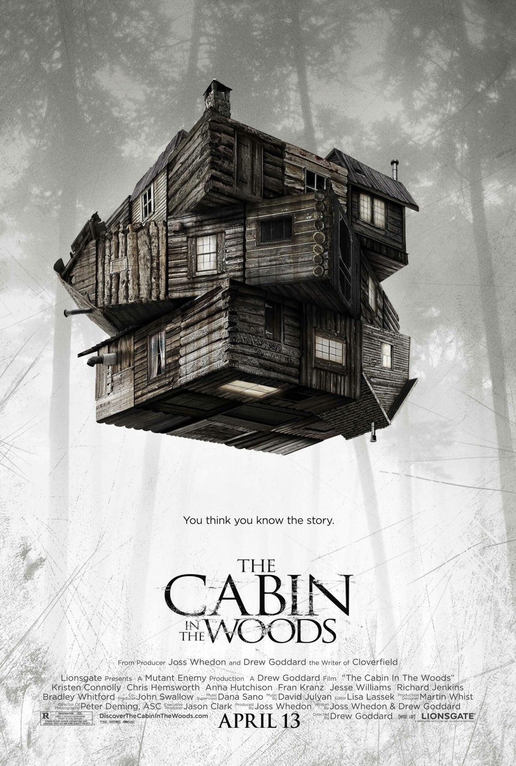 Extra Large Movie Poster Image for The Cabin in the Woods (#4 of 10)