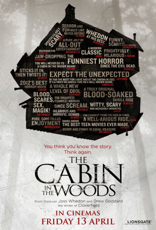 Decent Psychologically staff The Cabin in the Woods Movie Poster (#5 of 10) - IMP Awards