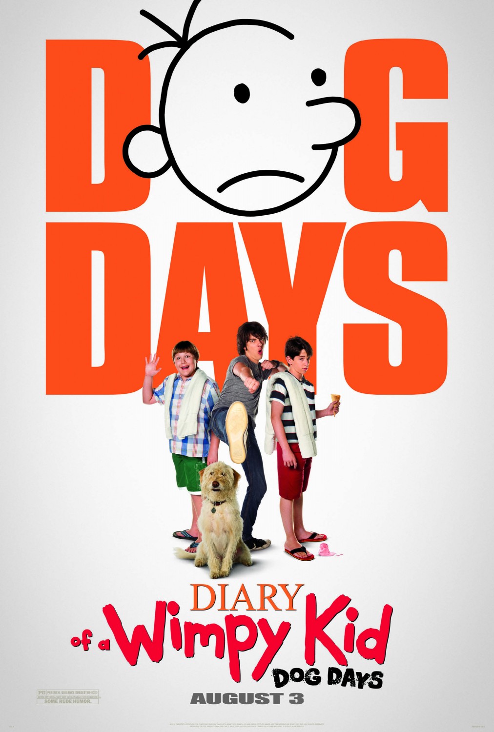 Extra Large Movie Poster Image for Diary of a Wimpy Kid: Dog Days (#1 of 9)