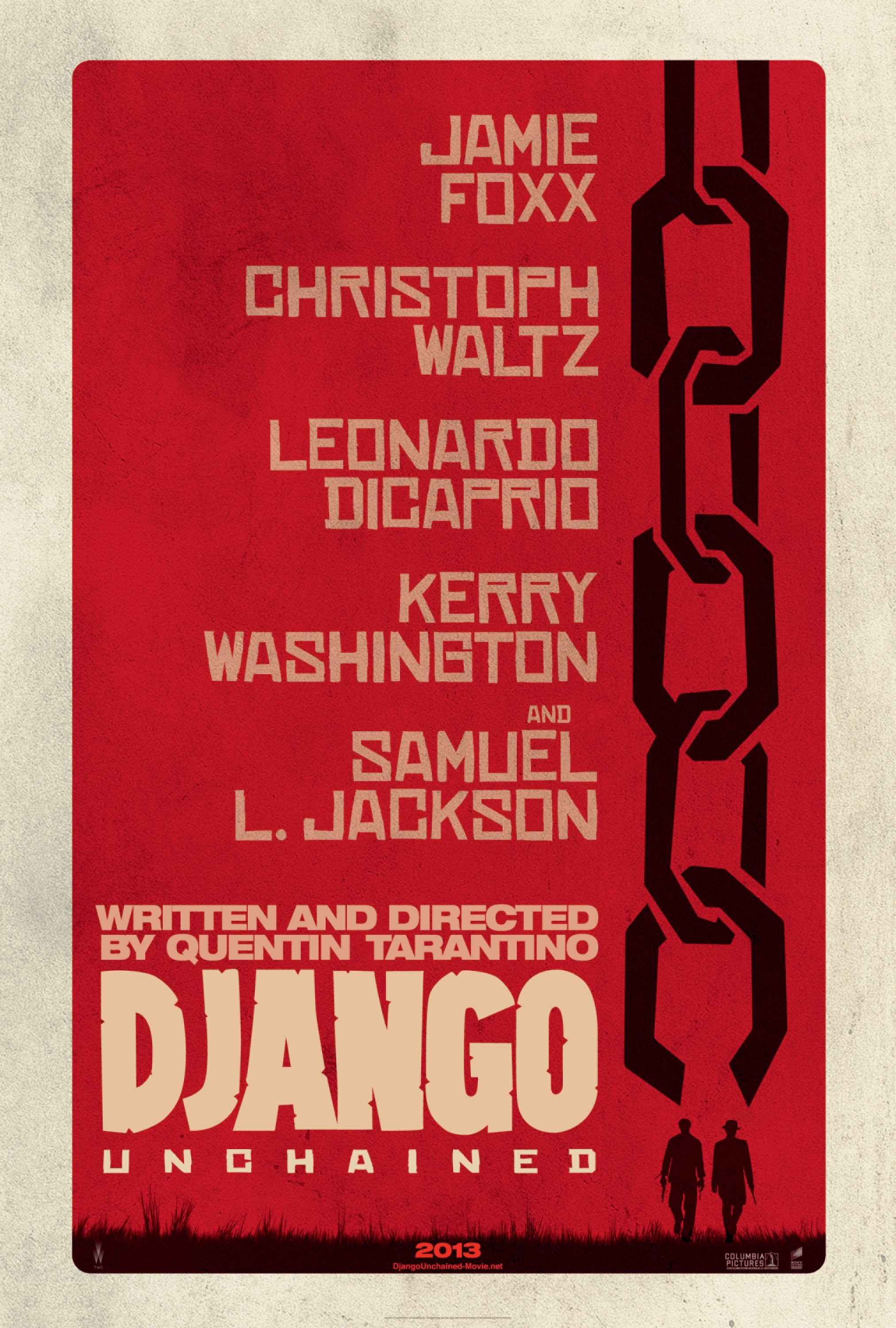 Mega Sized Movie Poster Image for Django Unchained (#2 of 11)