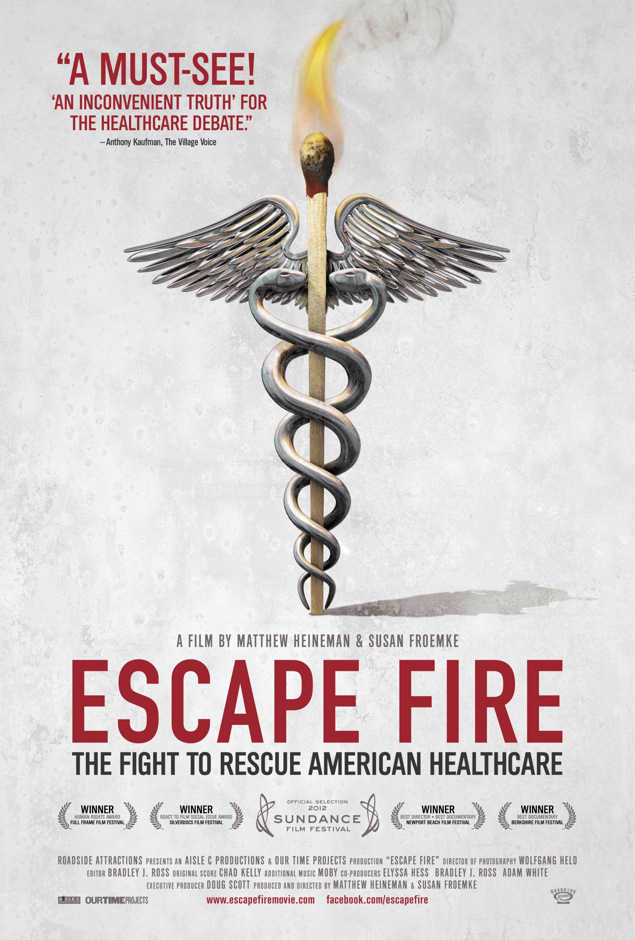Mega Sized Movie Poster Image for Escape Fire: The Fight to Rescue American Healthcare 