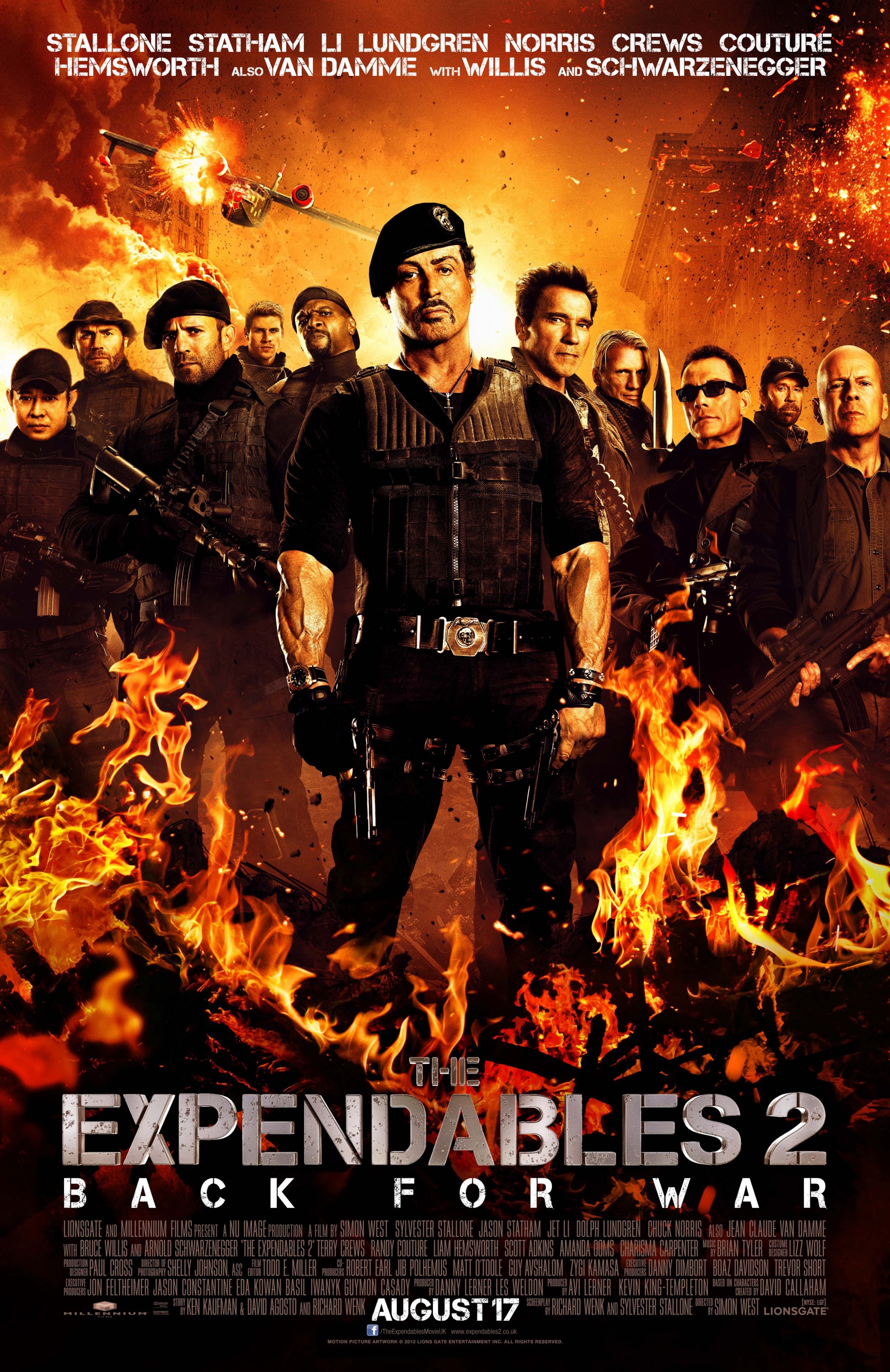 Mega Sized Movie Poster Image for The Expendables 2 (#15 of 21)