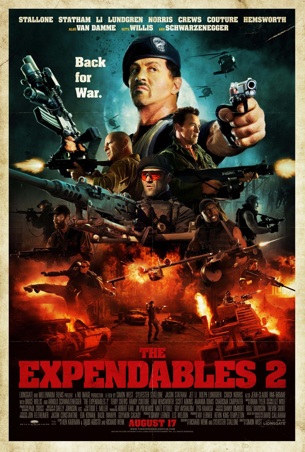 Extra Large Movie Poster Image for The Expendables 2 (#17 of 21)