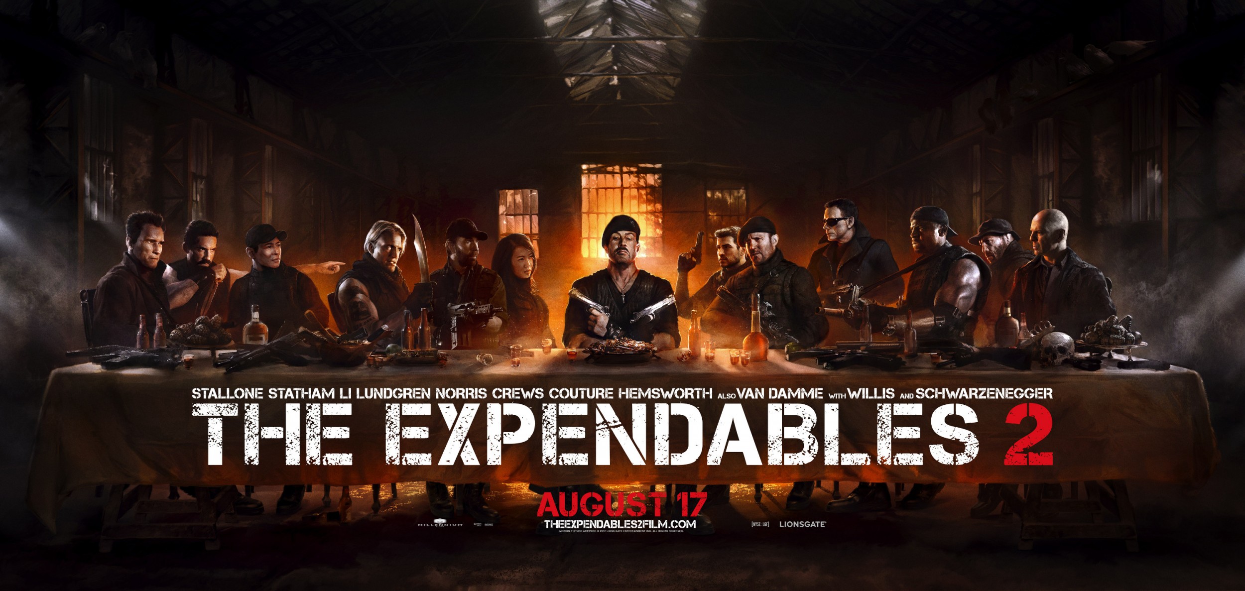 Mega Sized Movie Poster Image for The Expendables 2 (#21 of 21)