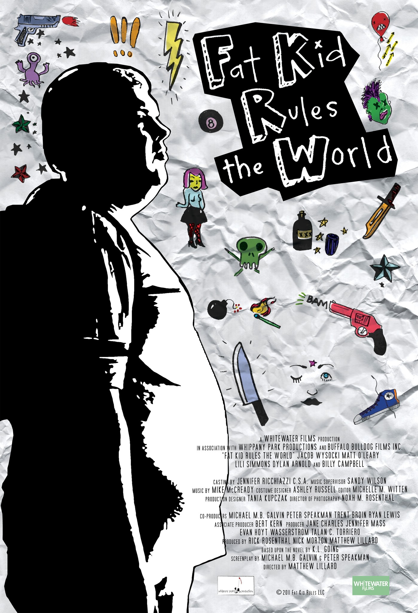 Mega Sized Movie Poster Image for Fat Kid Rules the World 