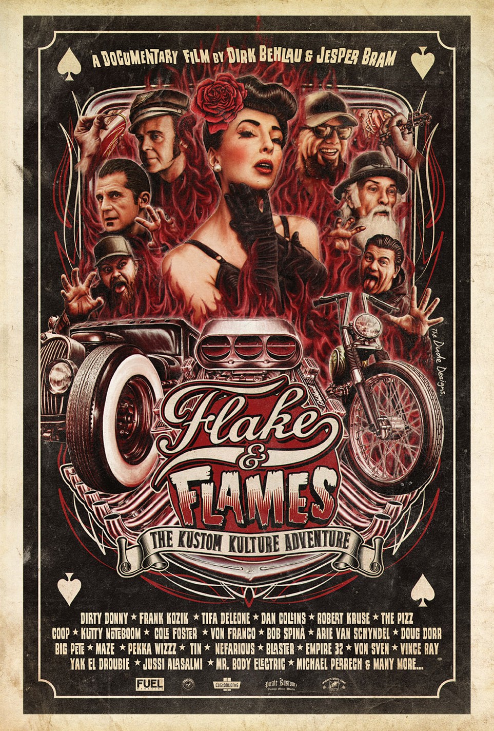 Extra Large Movie Poster Image for Flakes & Flames 