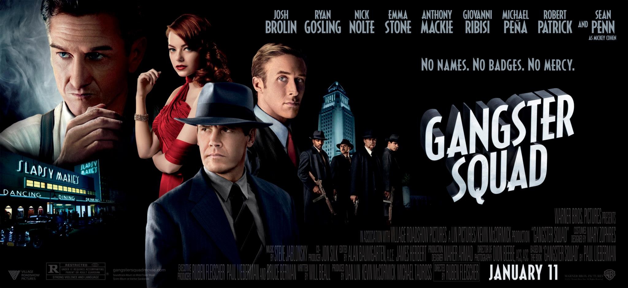 Mega Sized Movie Poster Image for Gangster Squad