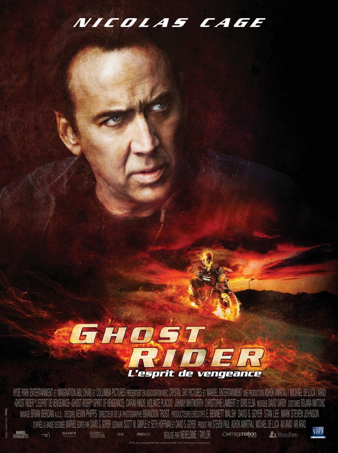 Extra Large Movie Poster Image for Ghost Rider: Spirit of Vengeance (#3 of 7)