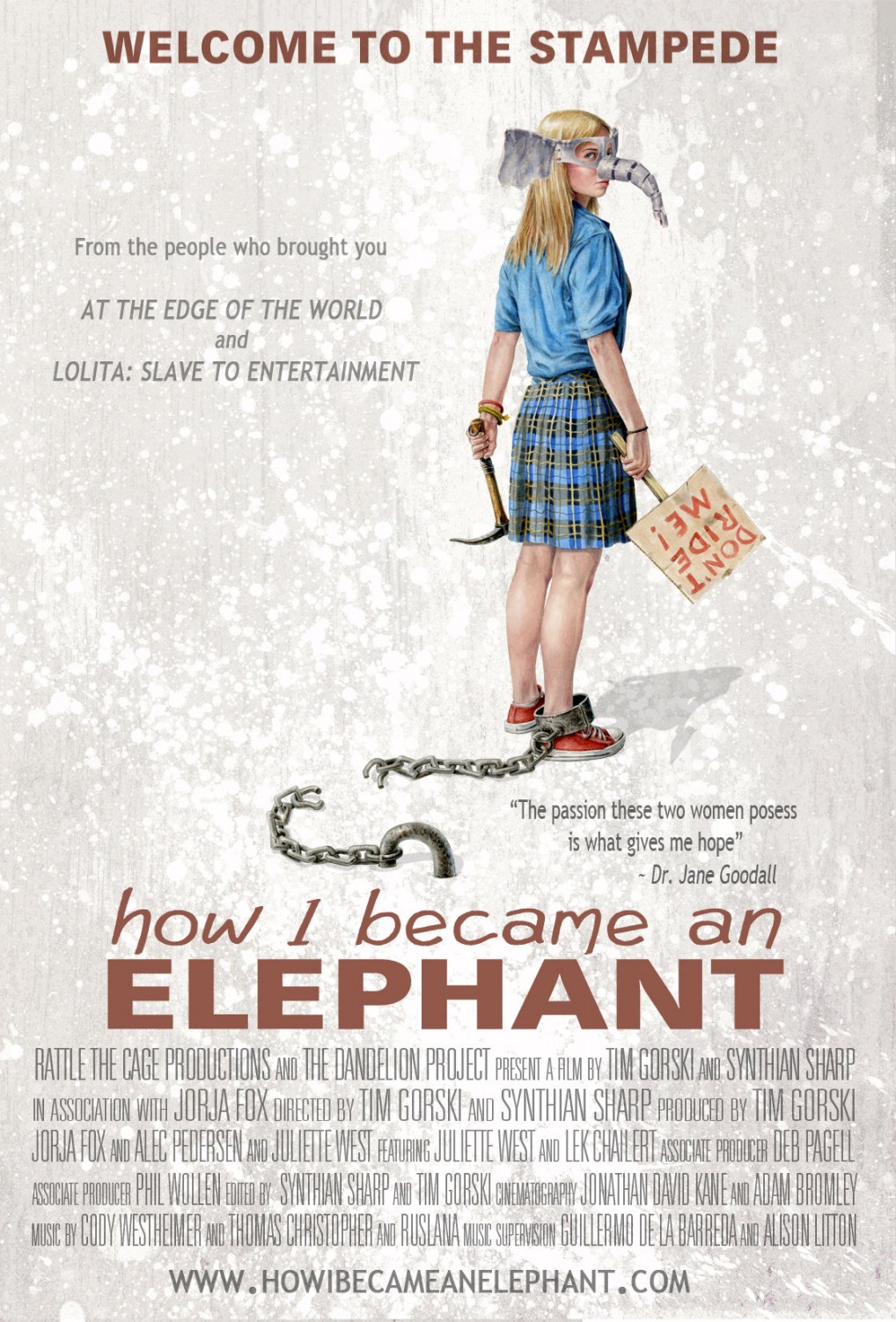 Extra Large Movie Poster Image for How I Became an Elephant 