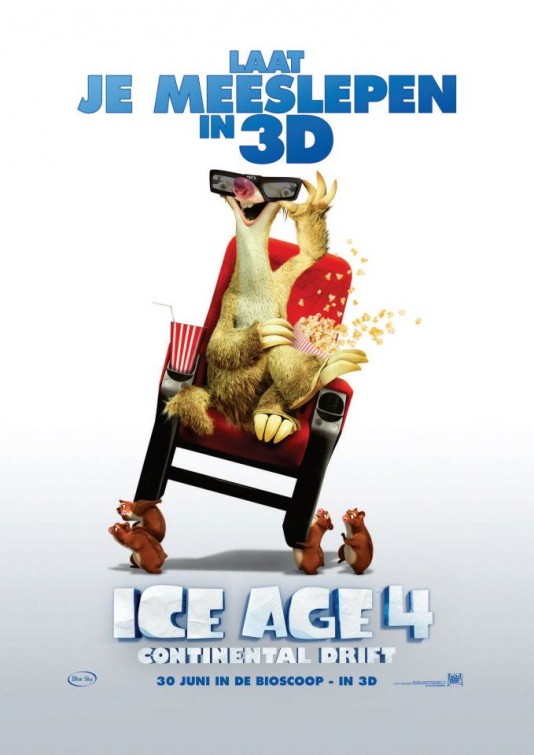 Ice Age: Continental Drift Movie Poster