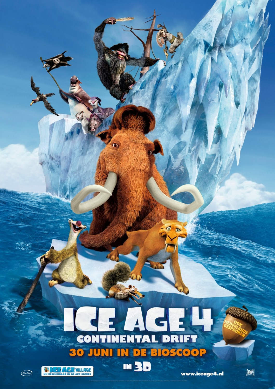 Extra Large Movie Poster Image for Ice Age: Continental Drift (#3 of 13)