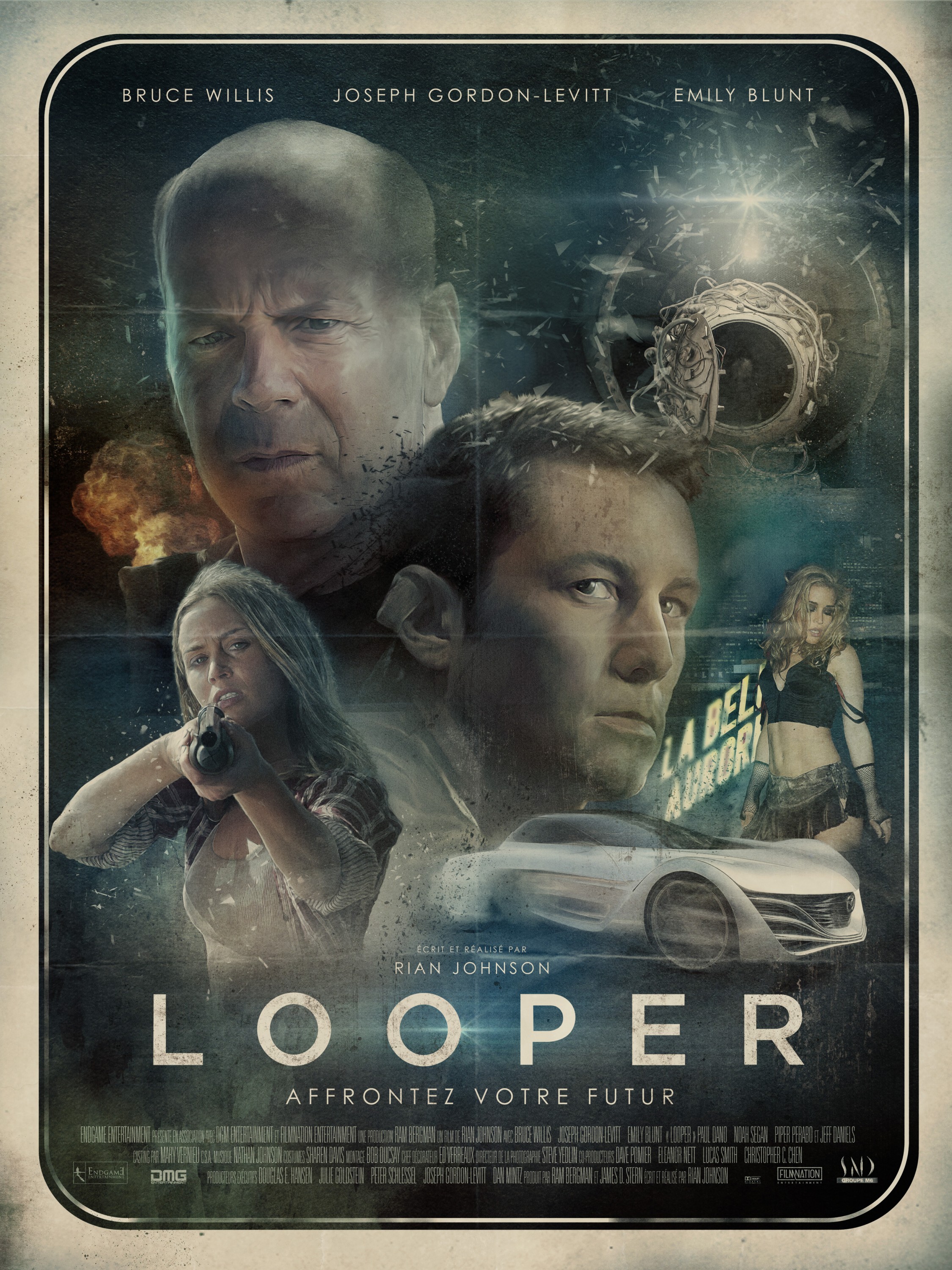Mega Sized Movie Poster Image for Looper (#14 of 18)