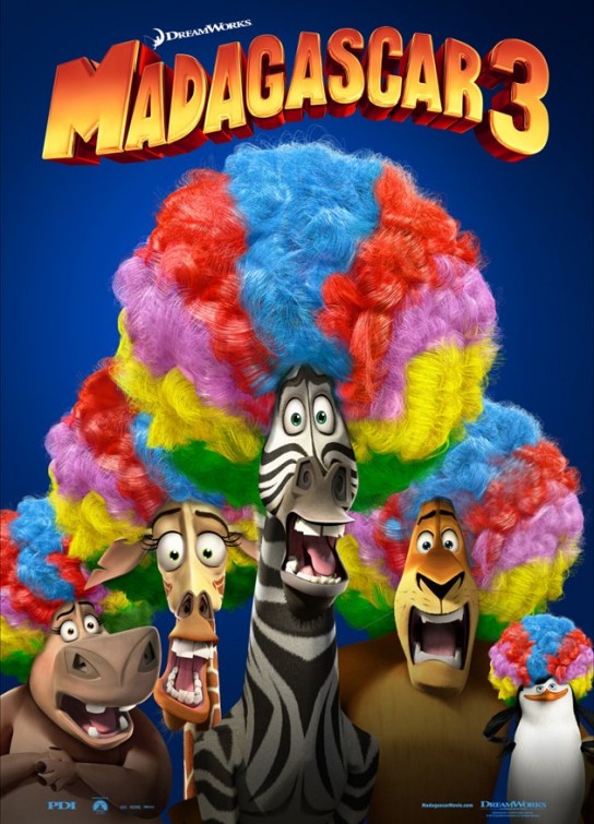 Madagascar 3 Movie Poster