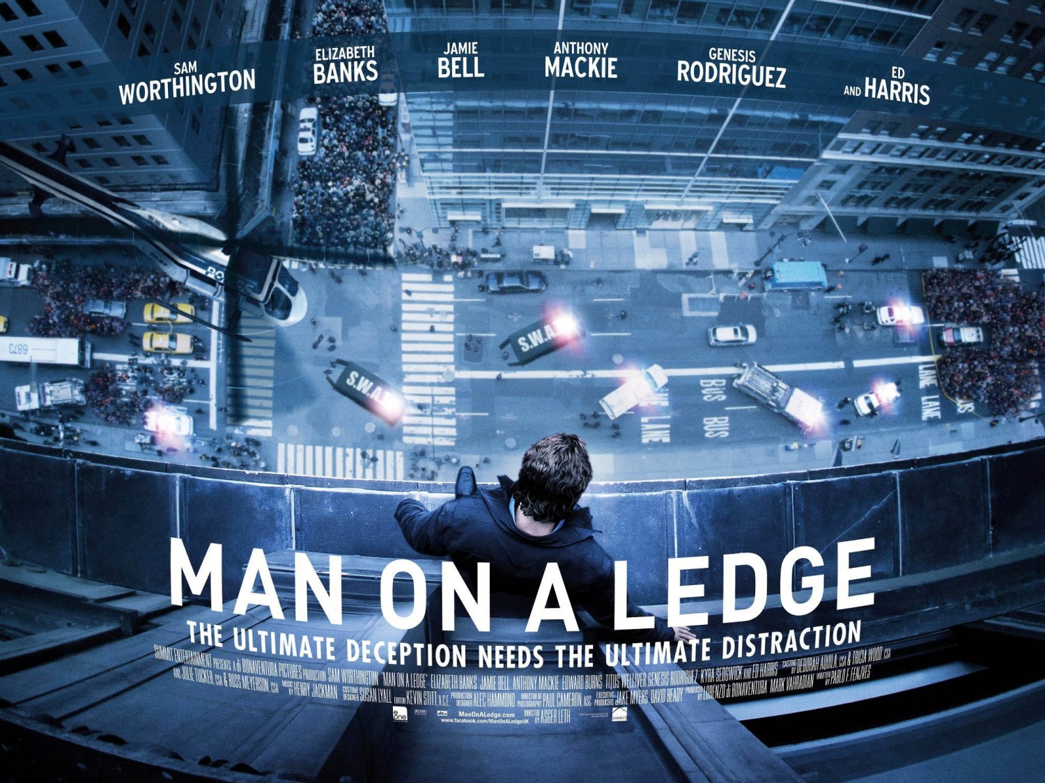 Extra Large Movie Poster Image for Man on a Ledge (#2 of 3)