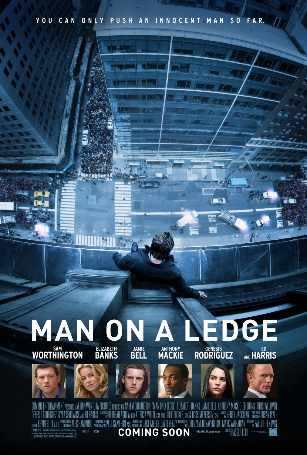 Extra Large Movie Poster Image for Man on a Ledge (#1 of 3)