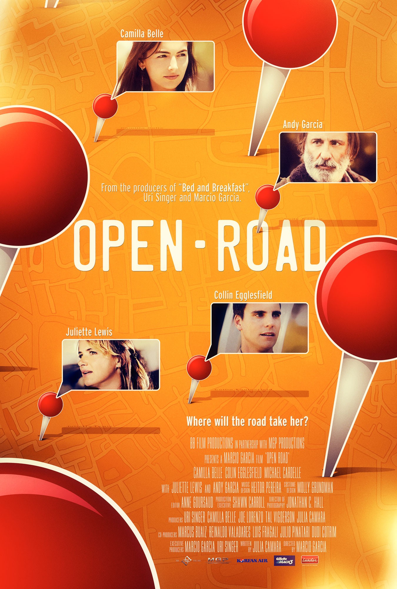 Mega Sized Movie Poster Image for Open Road 