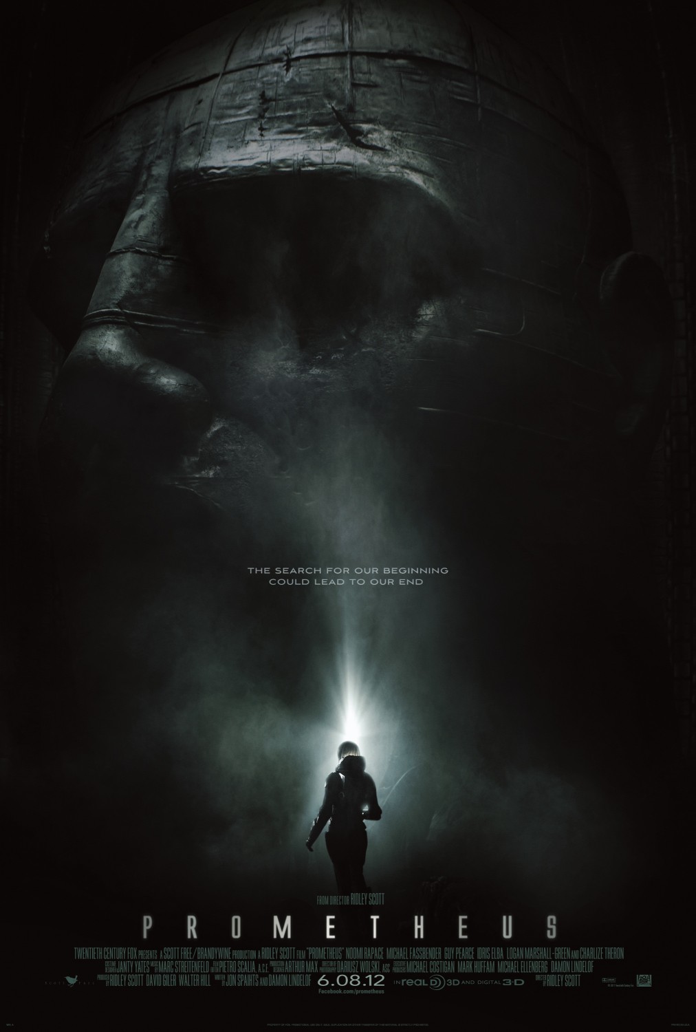 Extra Large Movie Poster Image for Prometheus (#1 of 11)