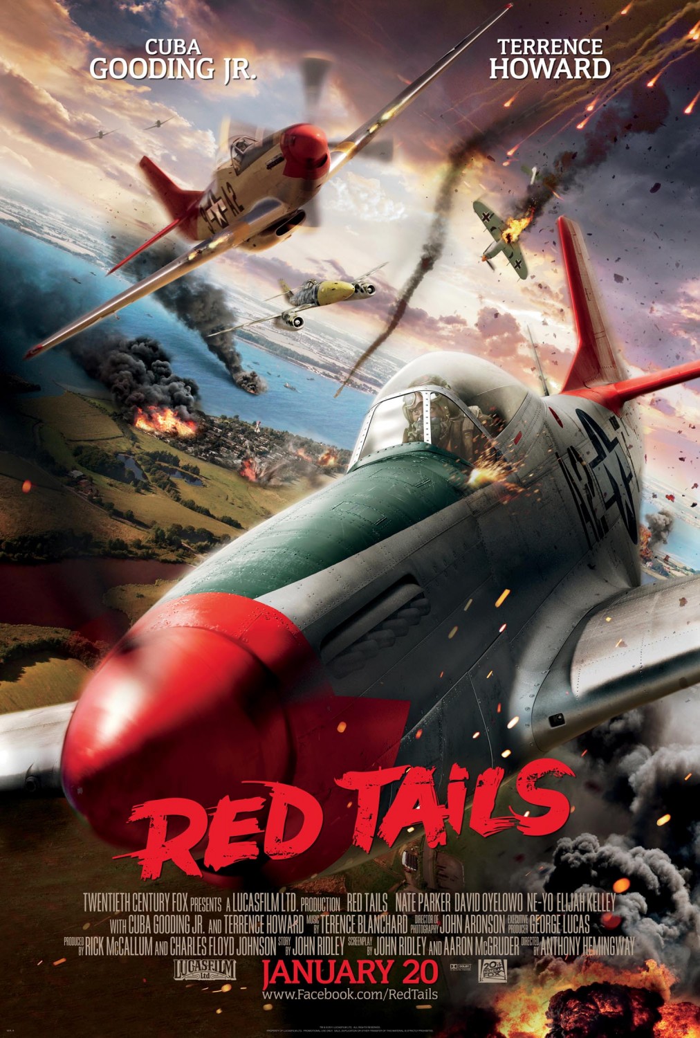 Extra Large Movie Poster Image for Red Tails (#1 of 4)