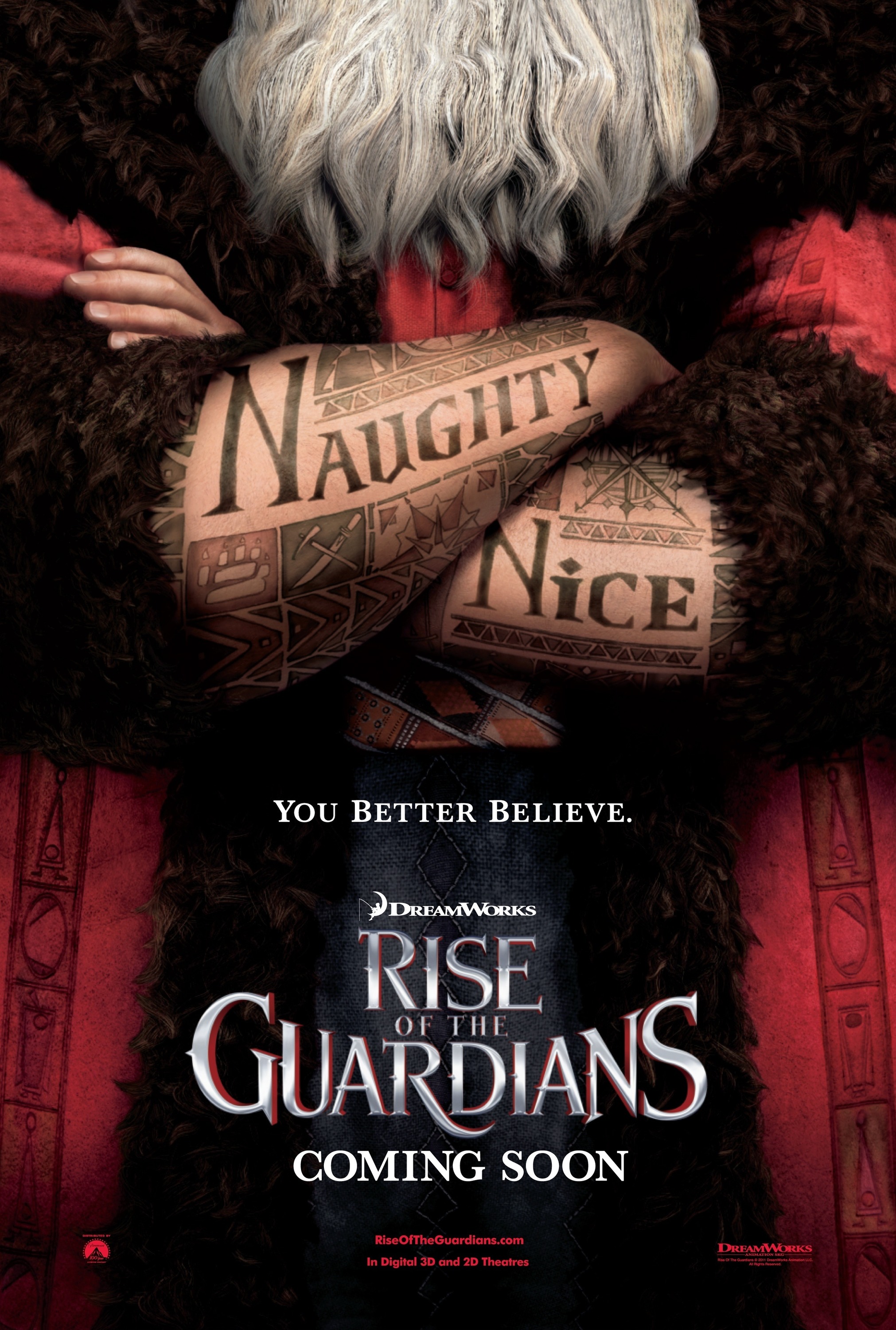 Mega Sized Movie Poster Image for Rise of the Guardians (#1 of 19)
