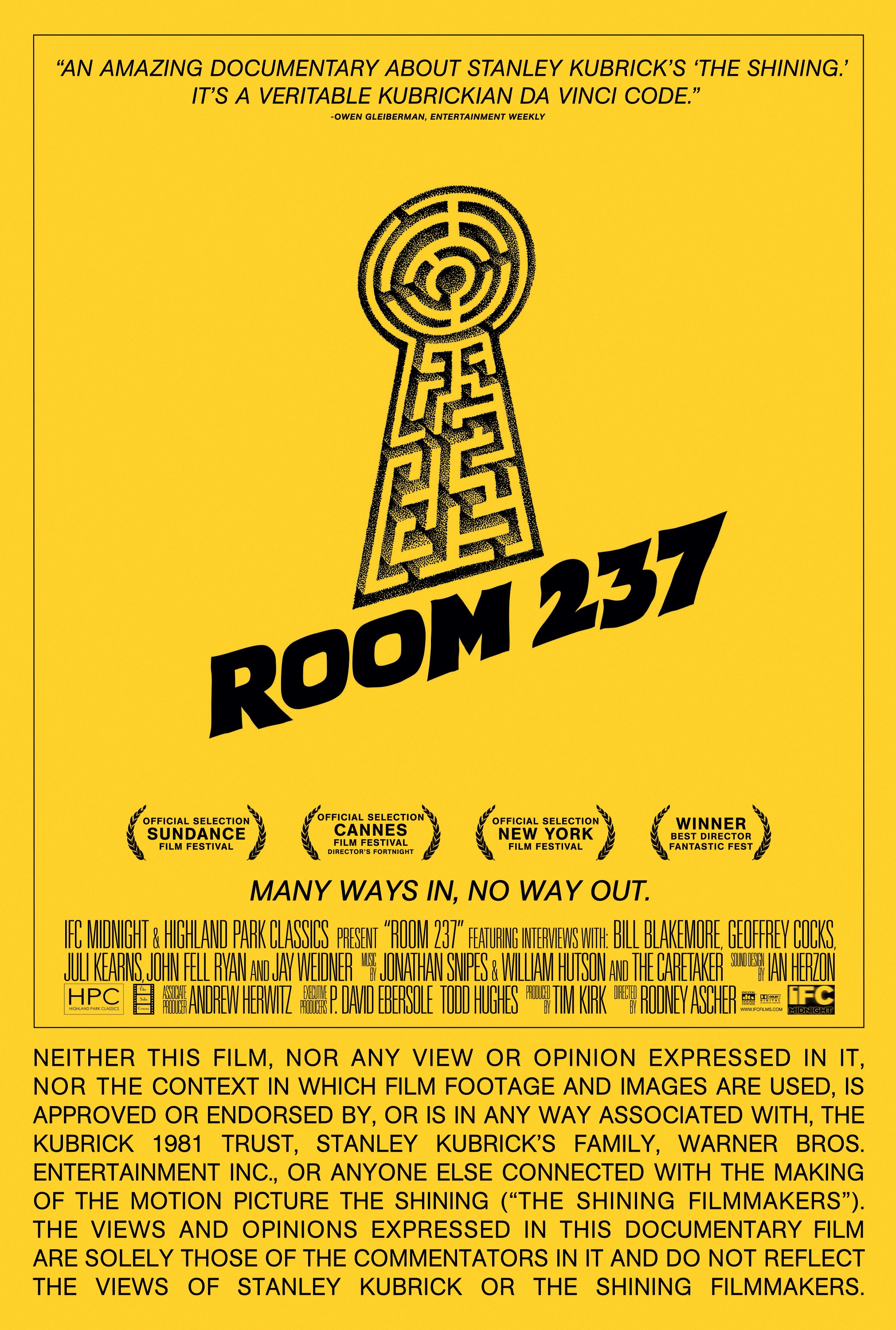 Mega Sized Movie Poster Image for Room 237 (#2 of 5)