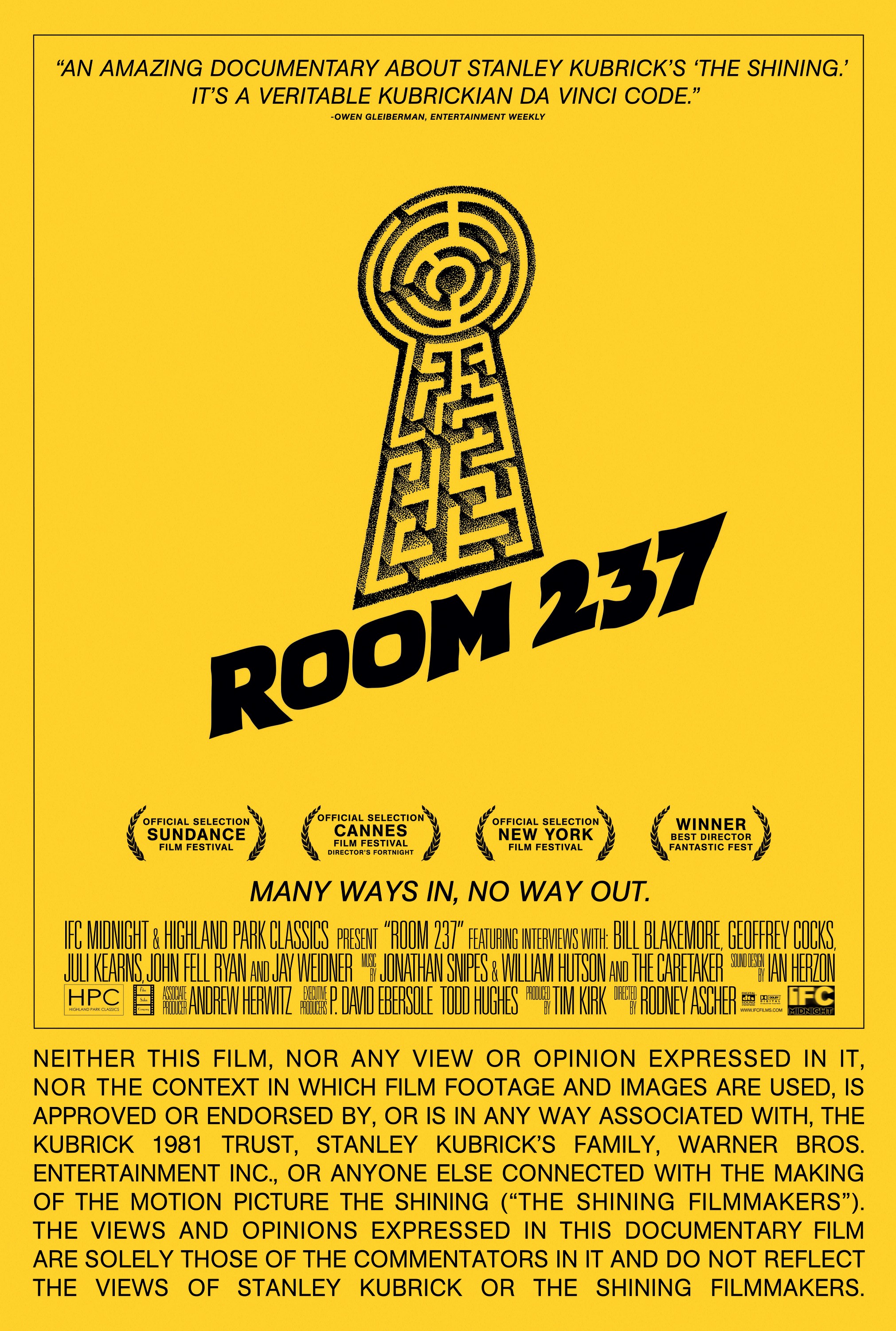 Mega Sized Movie Poster Image for Room 237 (#2 of 5)