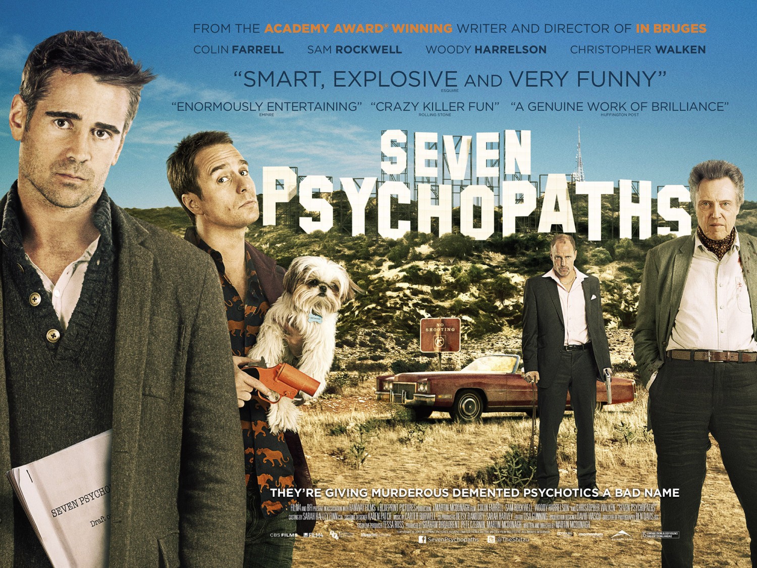 Extra Large Movie Poster Image for Seven Psychopaths (#16 of 20)