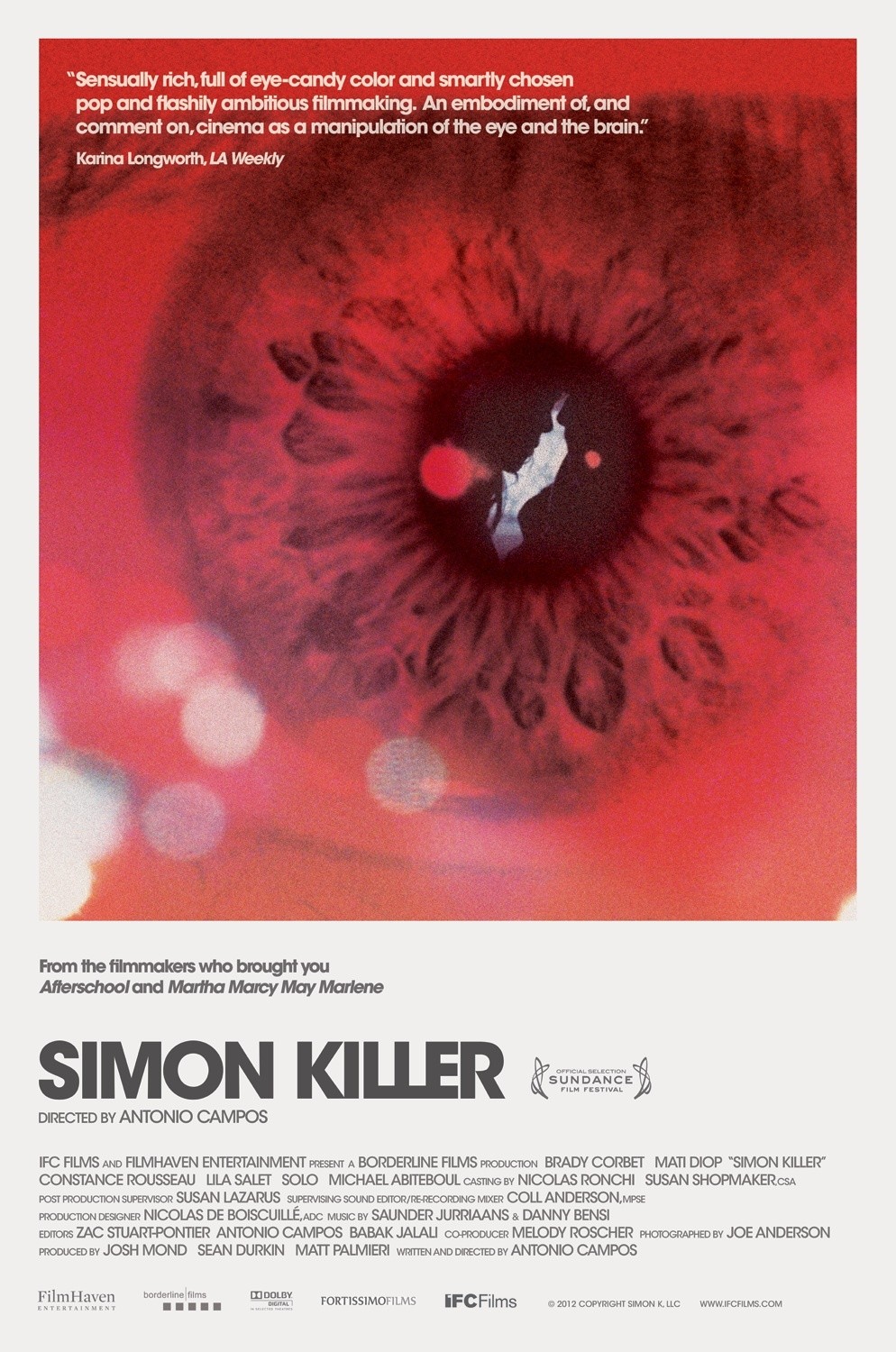 Extra Large Movie Poster Image for Simon Killer 