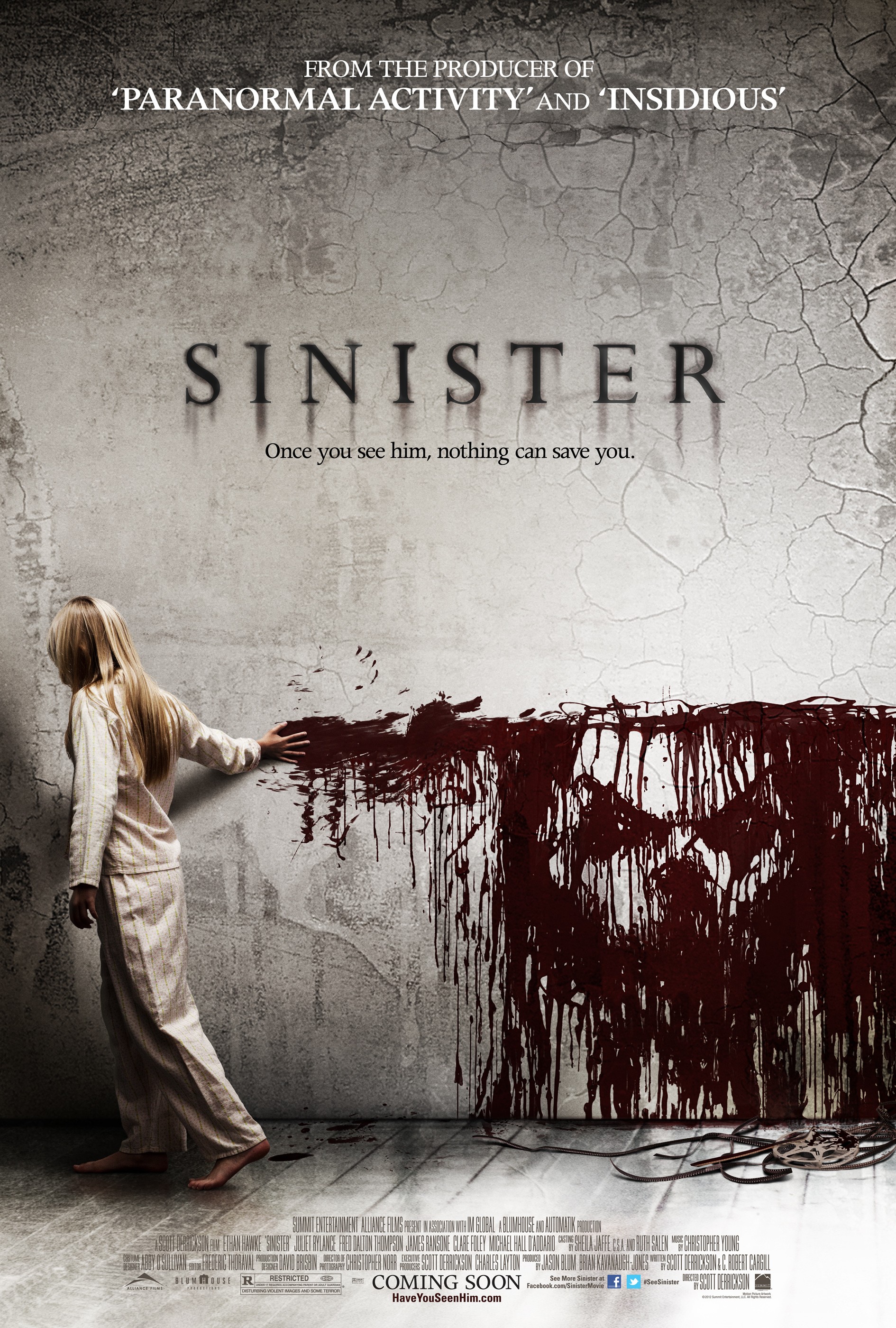 Mega Sized Movie Poster Image for Sinister (#1 of 8)